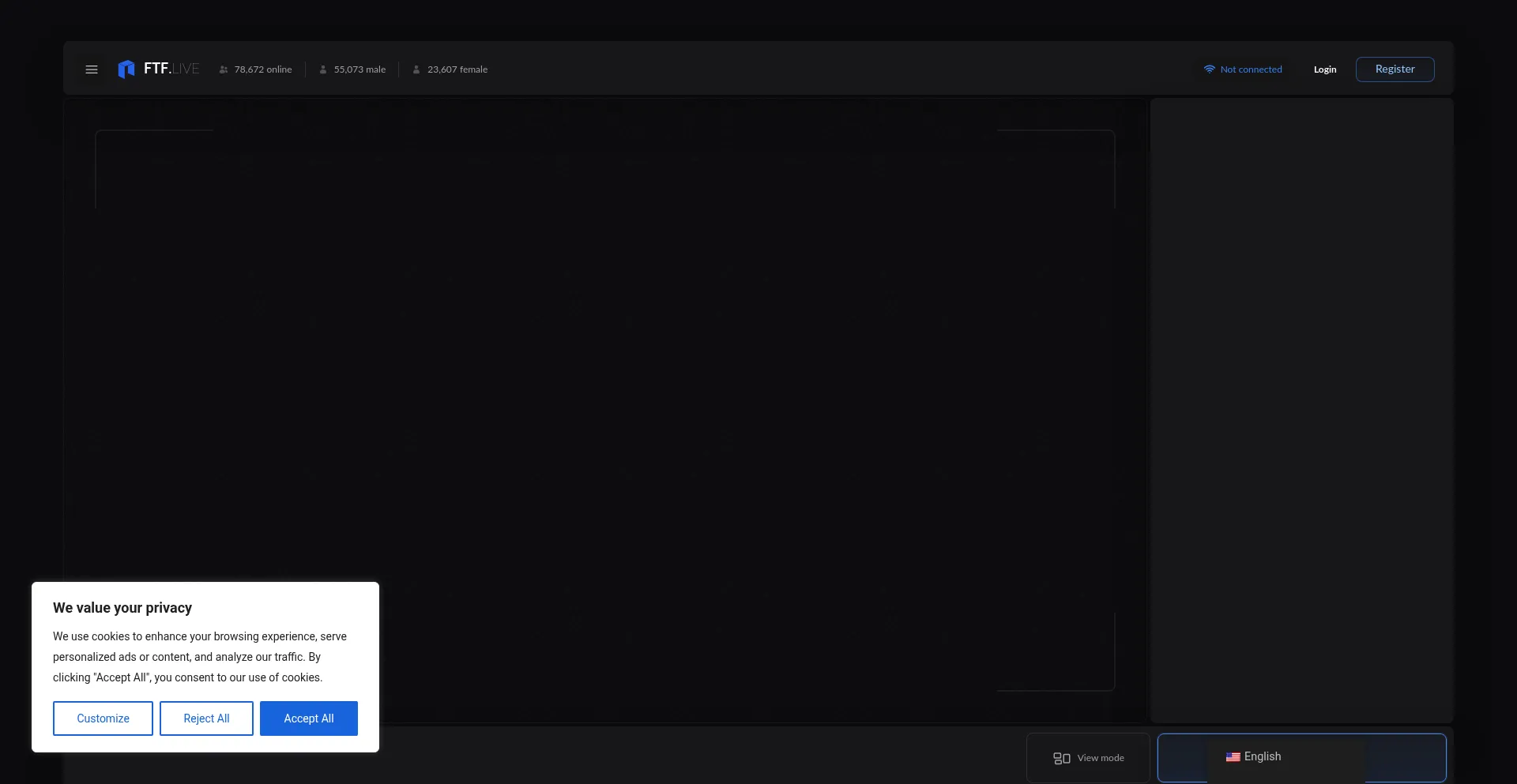 Website screenshot of Luckycrush.webcam