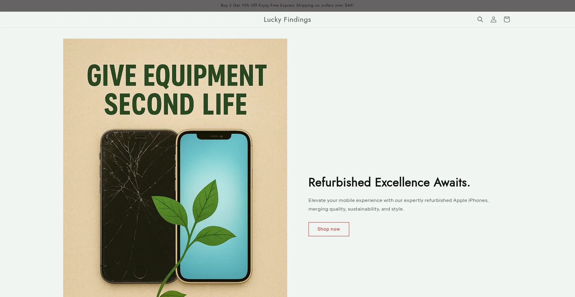 Luckyfindings.com Screenshot