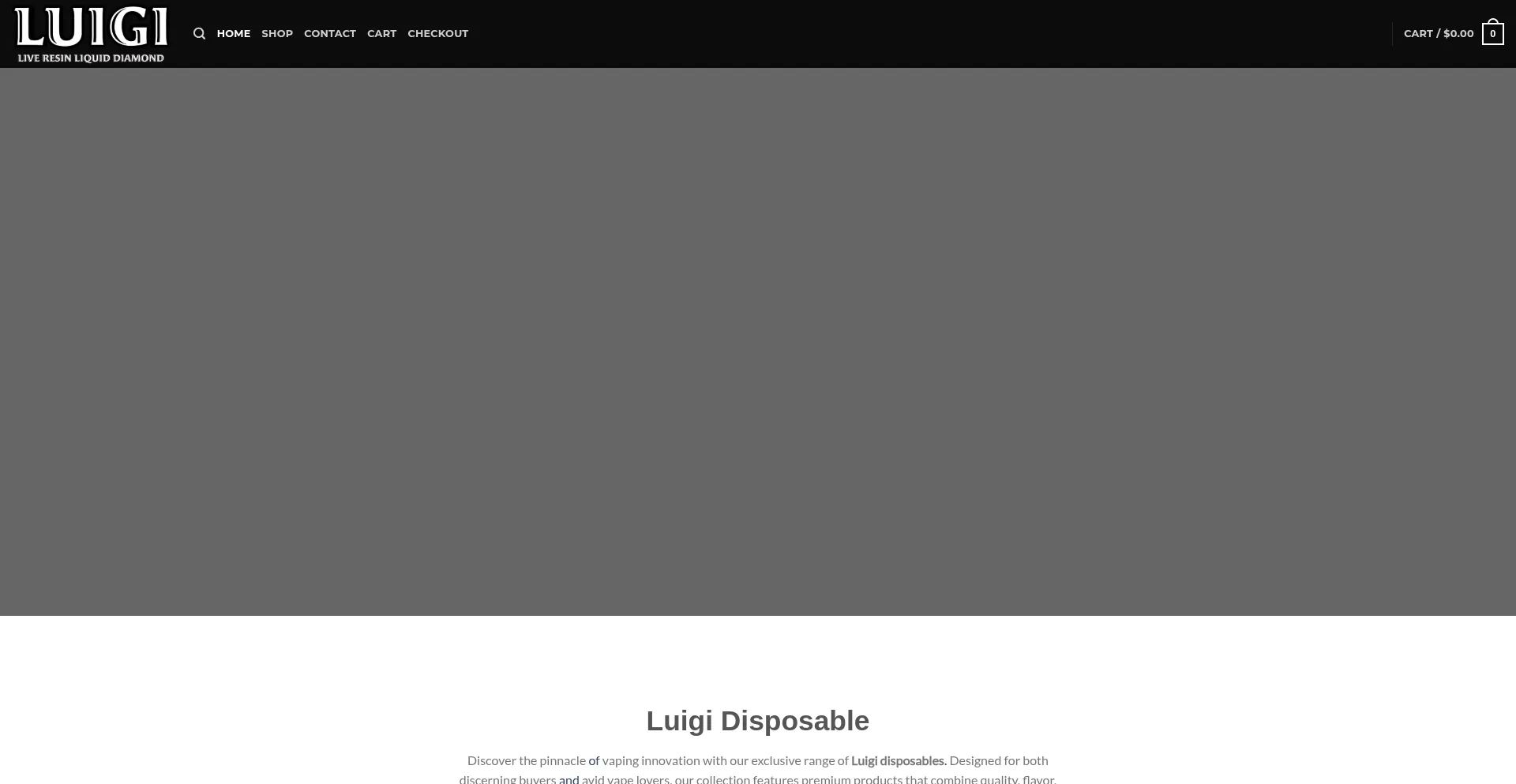 Website screenshot of Luigioilshop.com