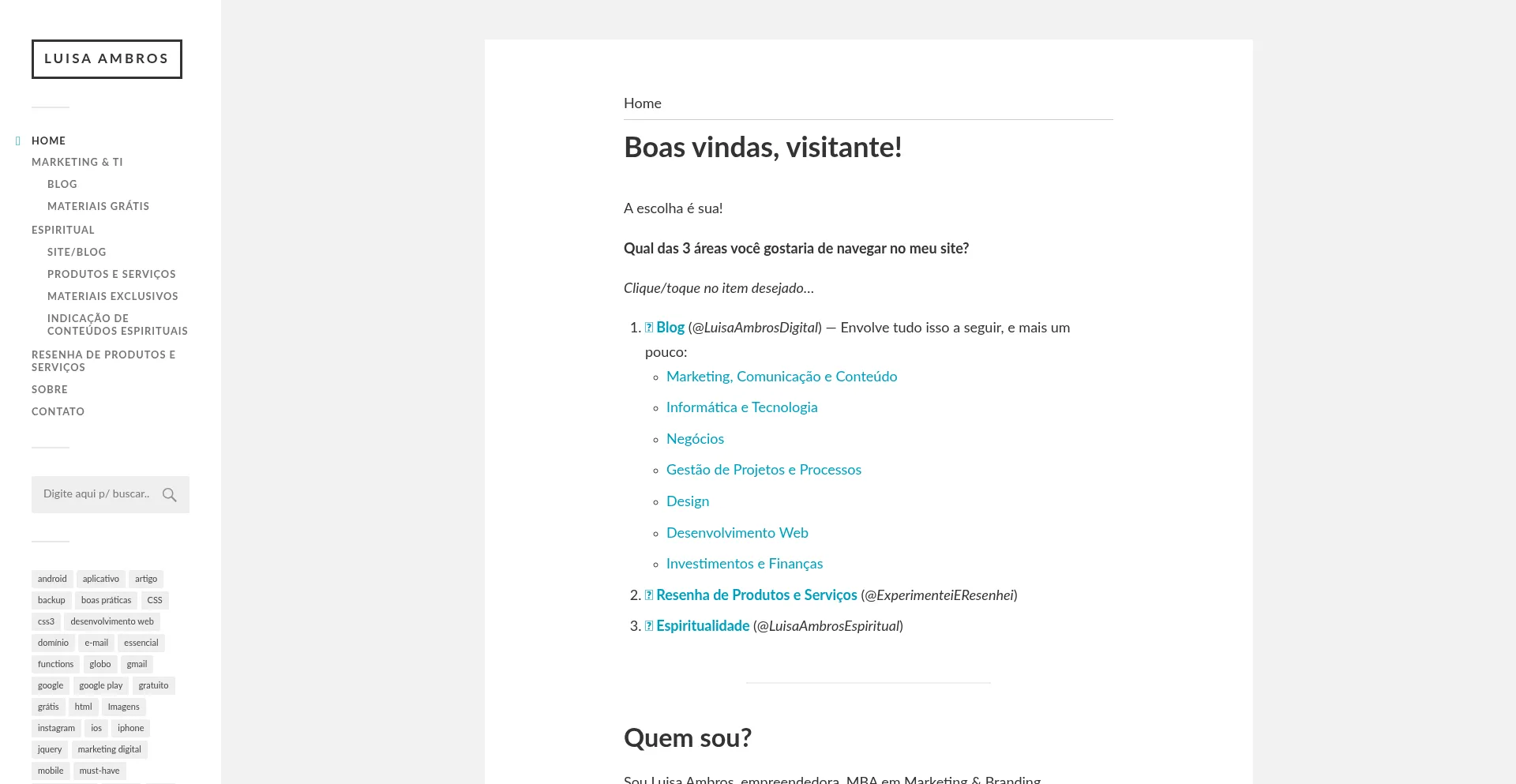 Luisaambros.com Screenshot