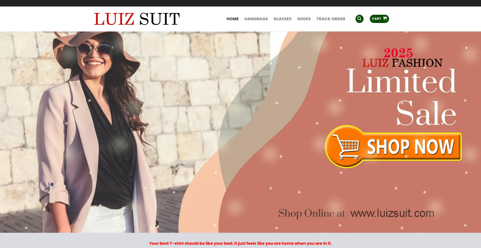 Luizsuit.com Screenshot