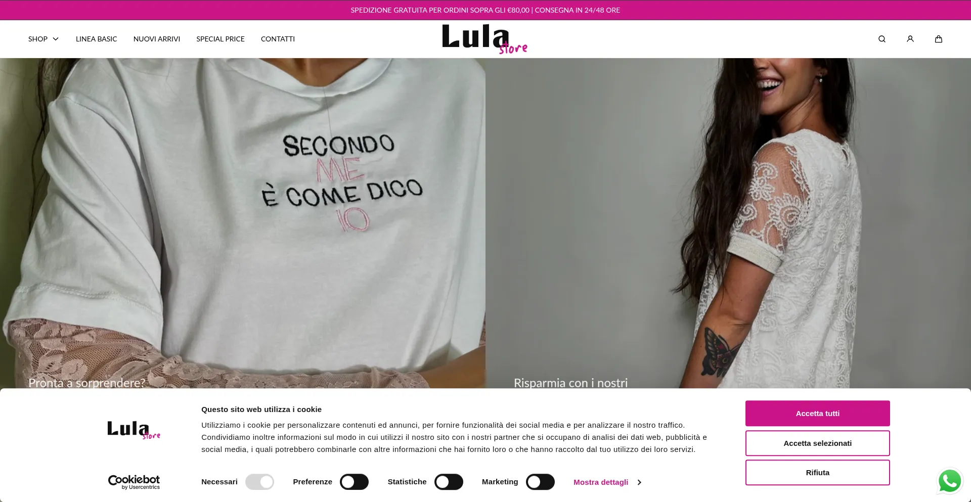 Lulastore.it Screenshot