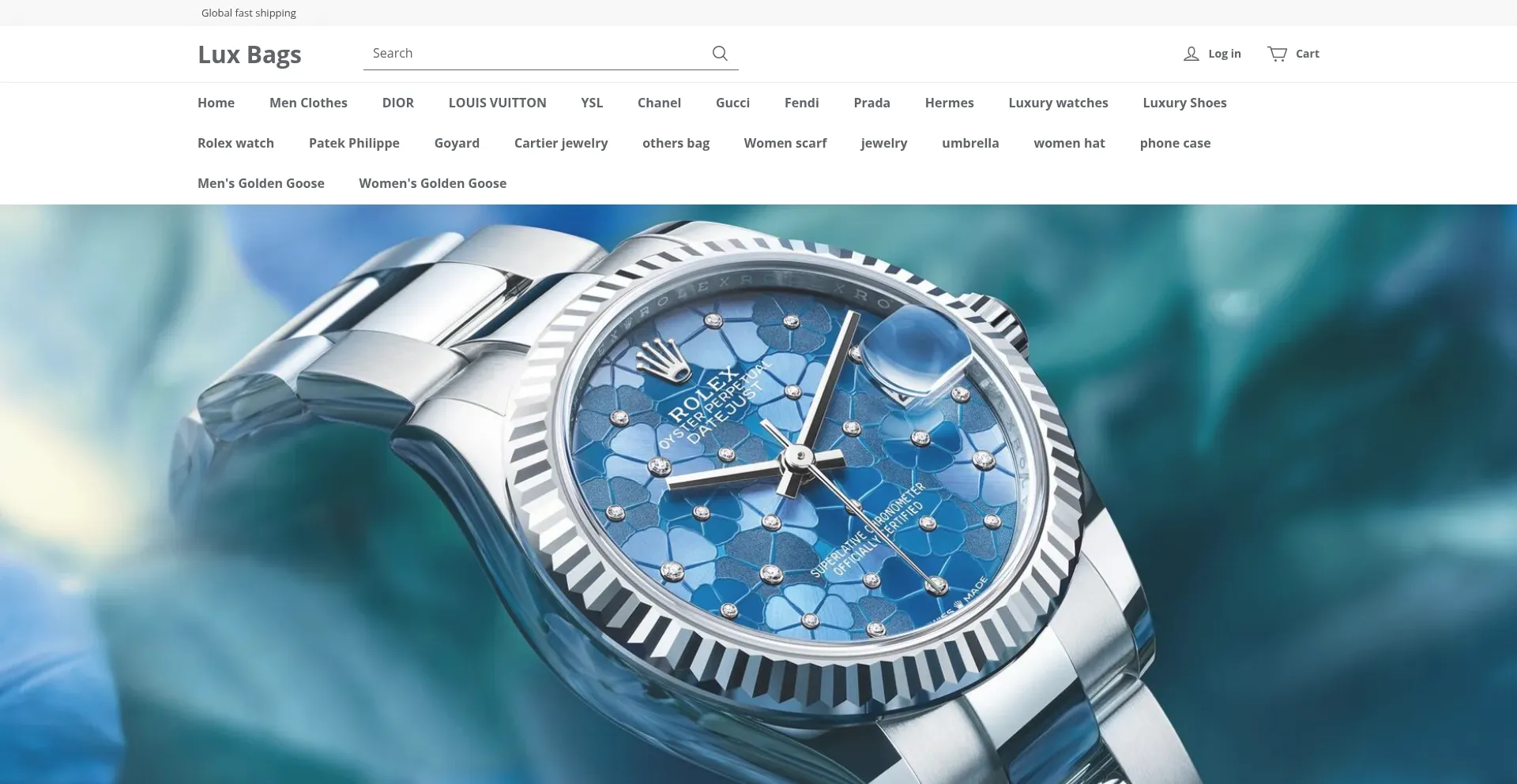 Website screenshot of Luleather.shop
