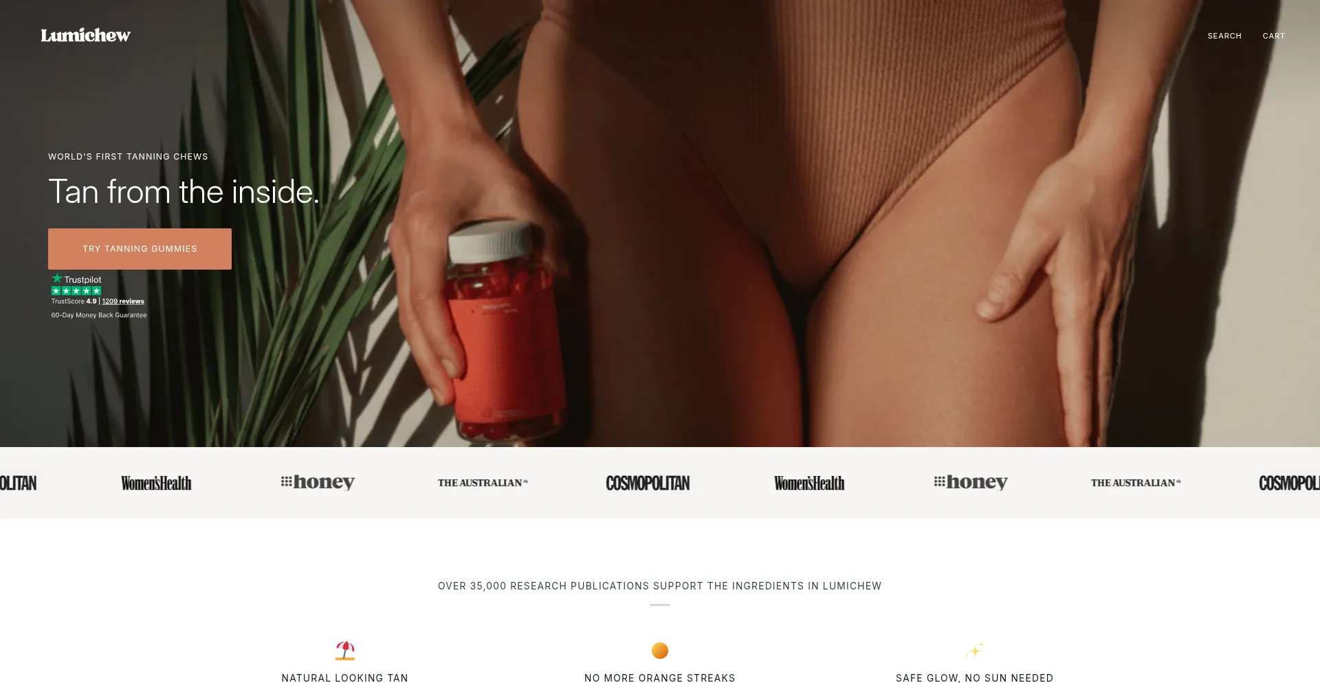 Lumichew.com Screenshot