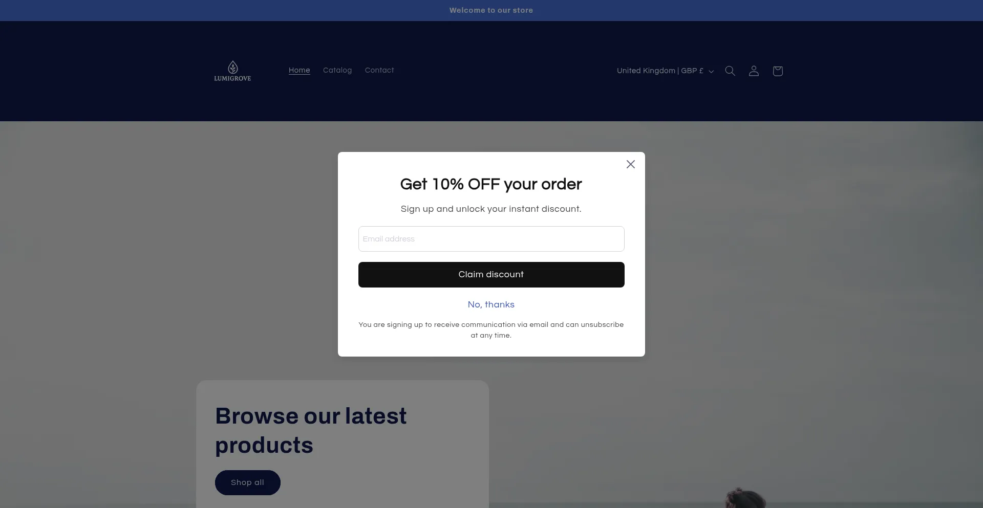 Lumigrove.co.uk Screenshot