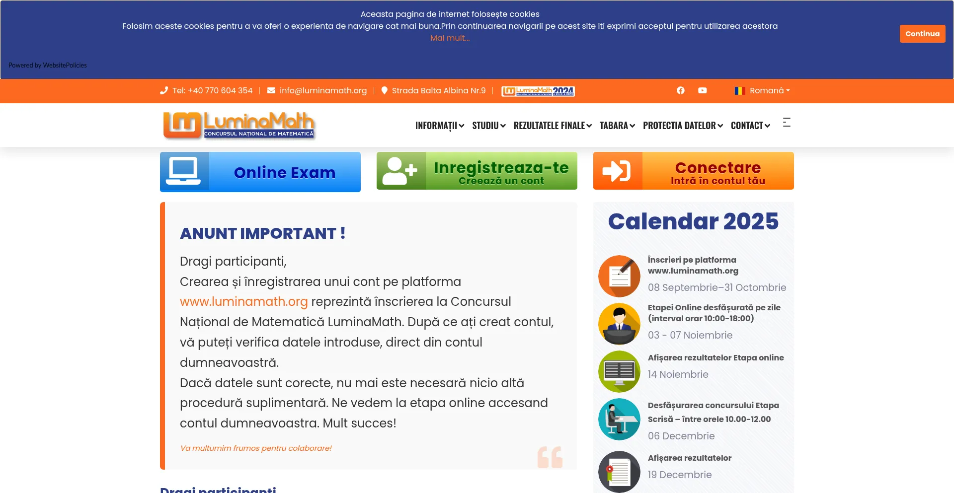 Luminamath.org Screenshot