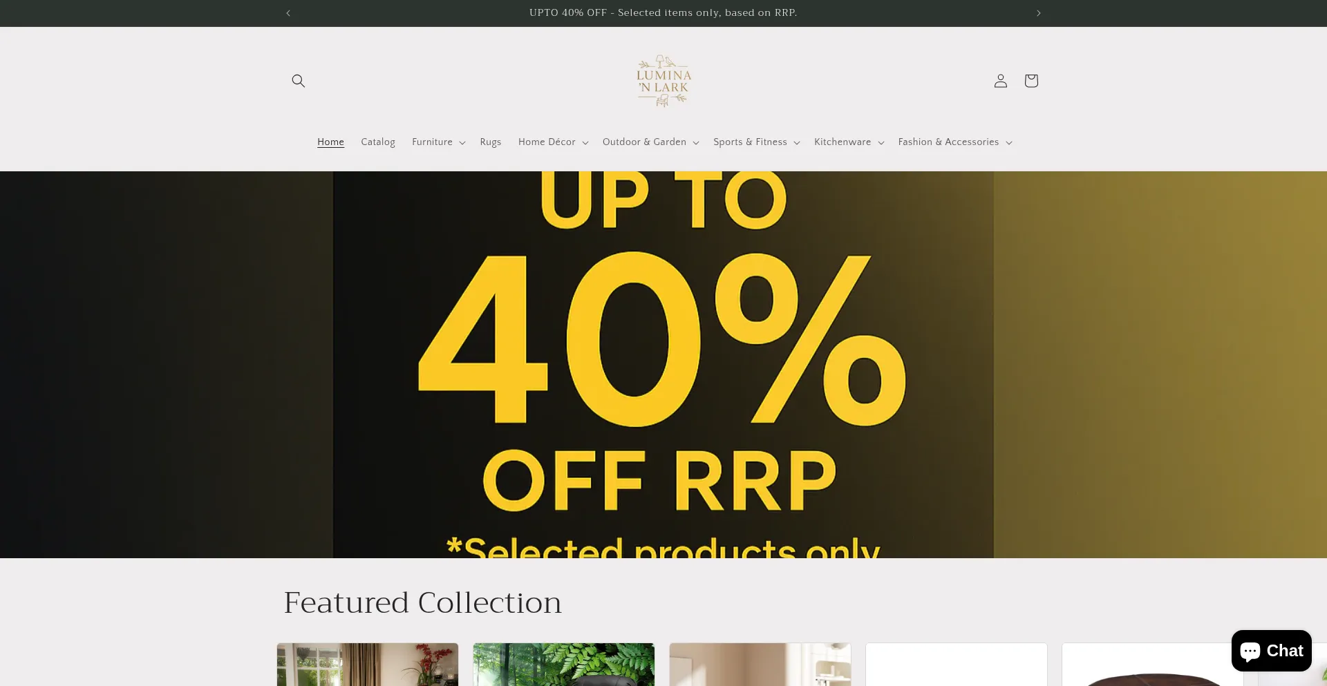Luminanlark.com.au Screenshot