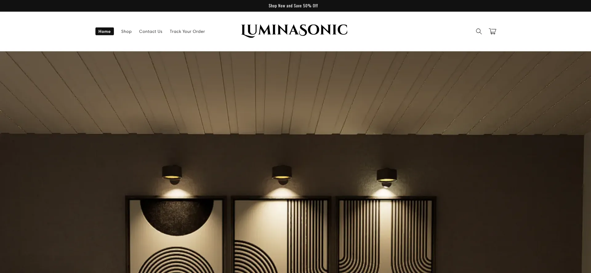 Luminasonic.com Screenshot