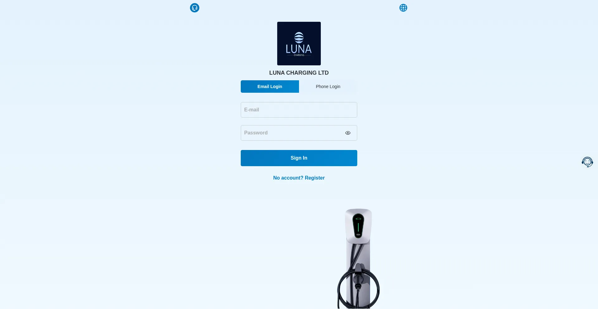 Lunacharging.vip Screenshot