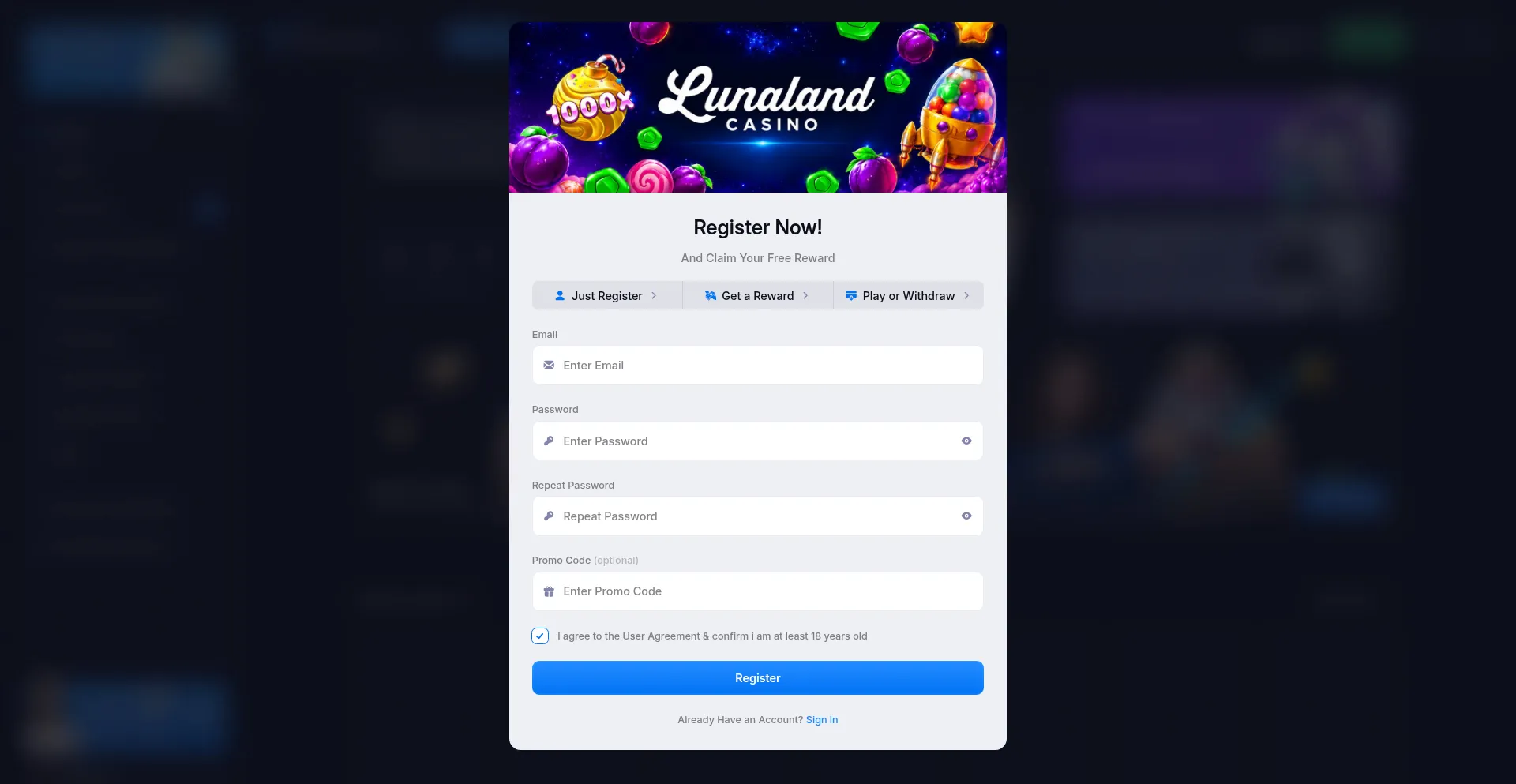 Lunaland.win