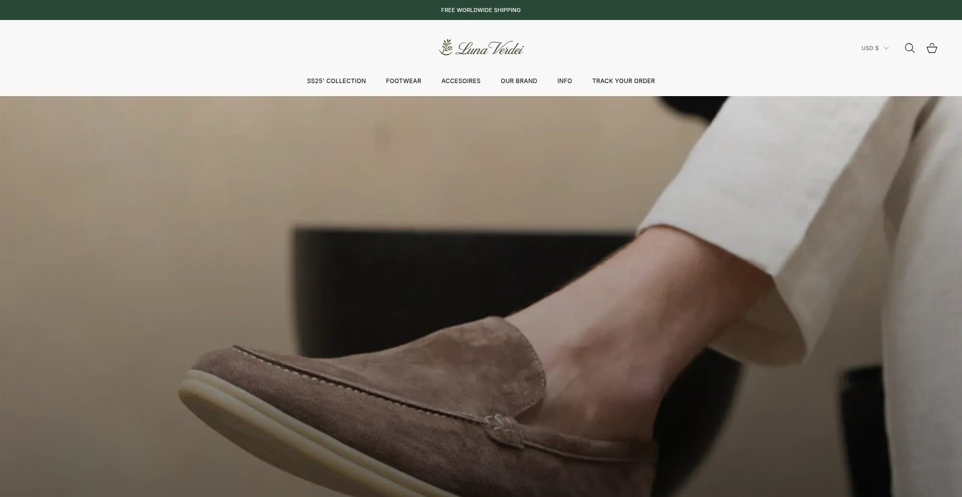 Website screenshot of Lunaverdei.com