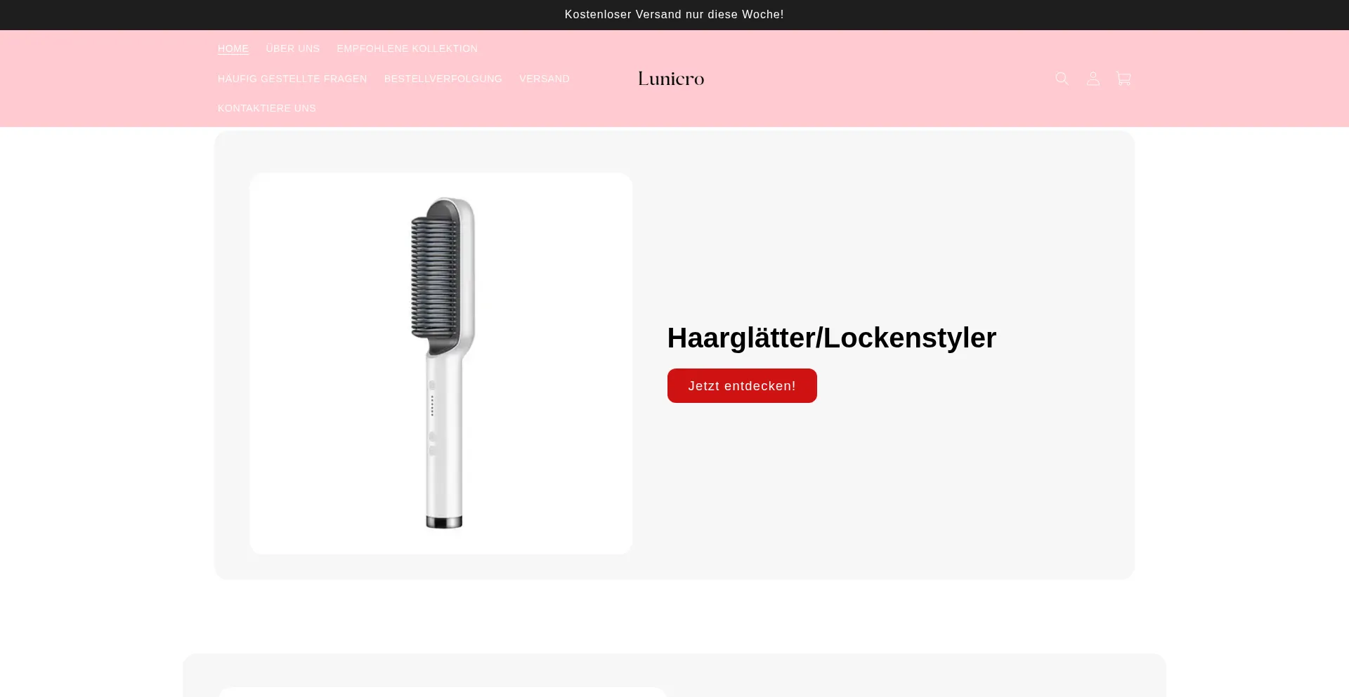 Lunicro.com Screenshot