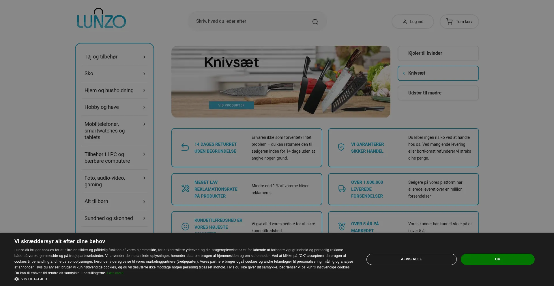 Lunzo.dk Screenshot
