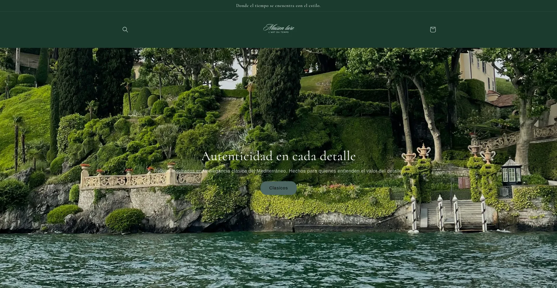 Website screenshot of Lurewatches.com