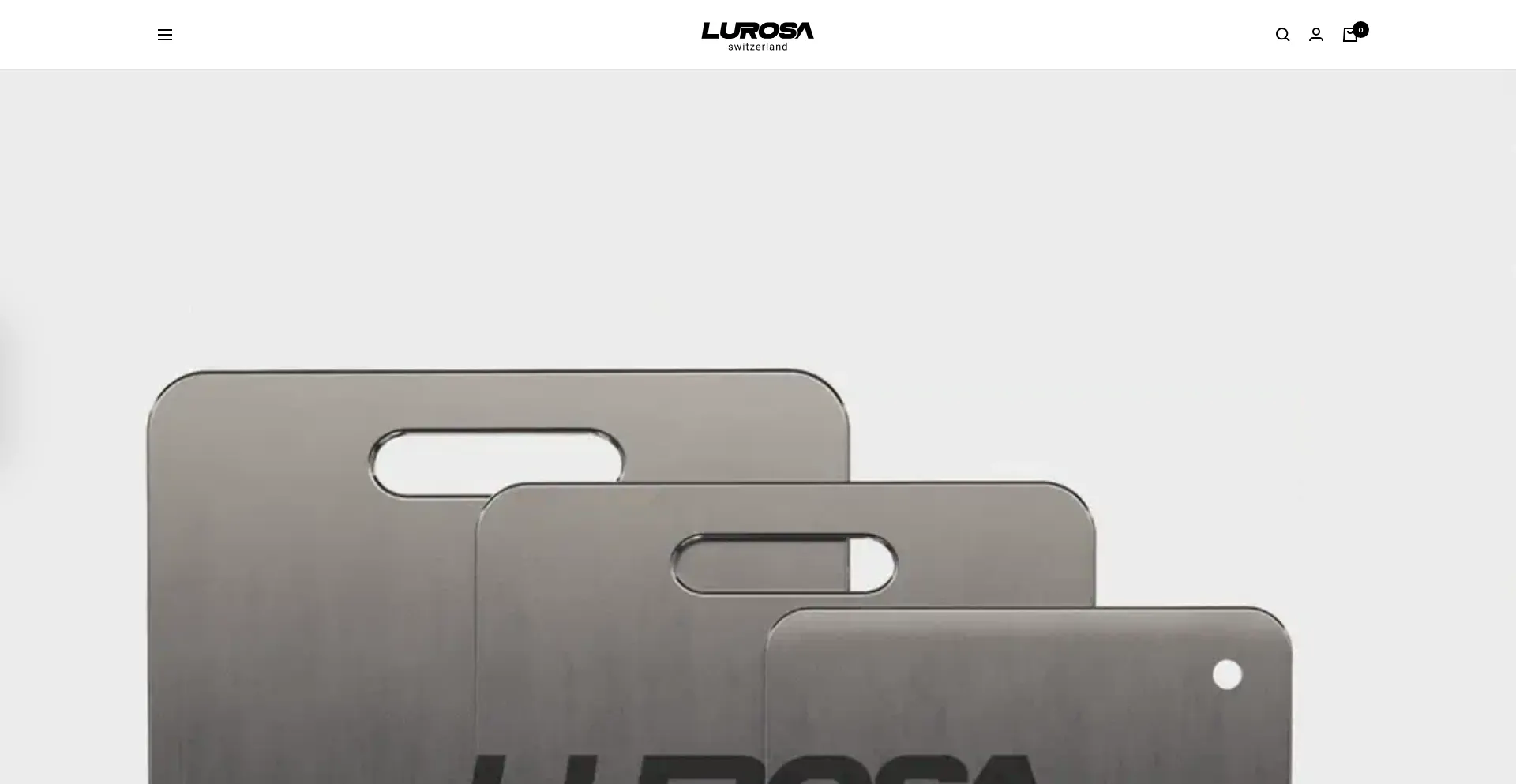 Website screenshot of Lurosa.ch
