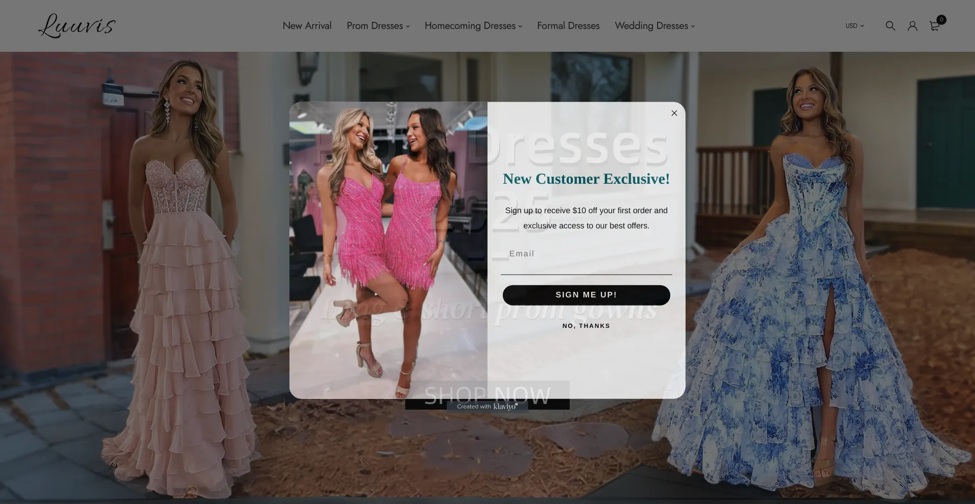 Website screenshot of Luuvis.com