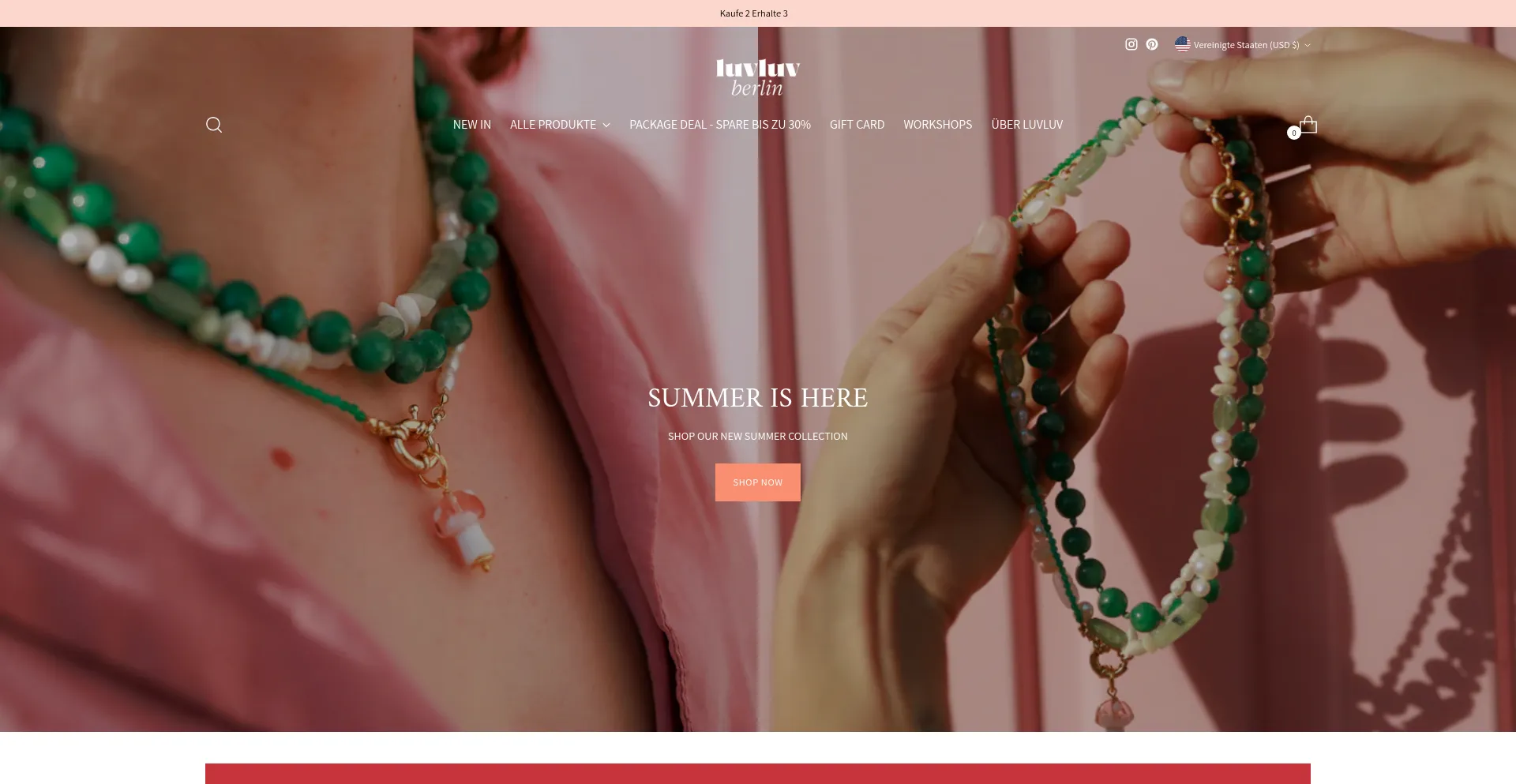 Website screenshot of Luvluvberlin.com