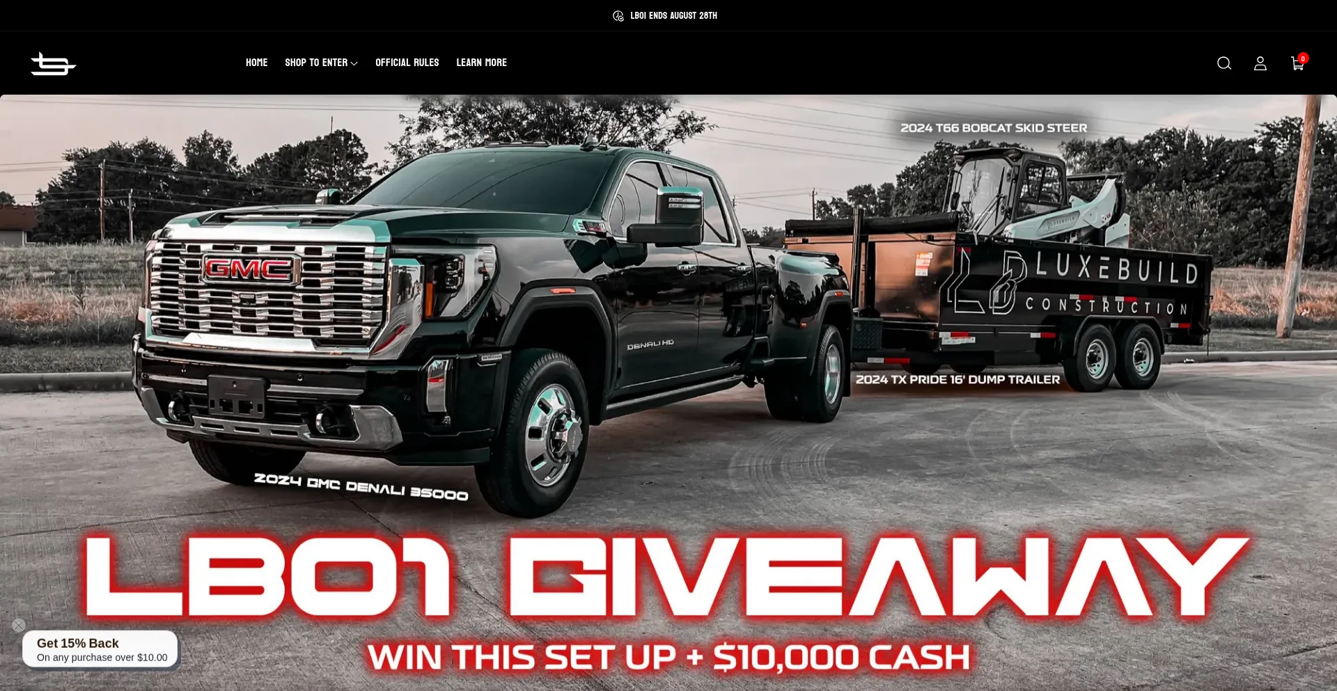 Website screenshot of Luxebuildconstruction.co