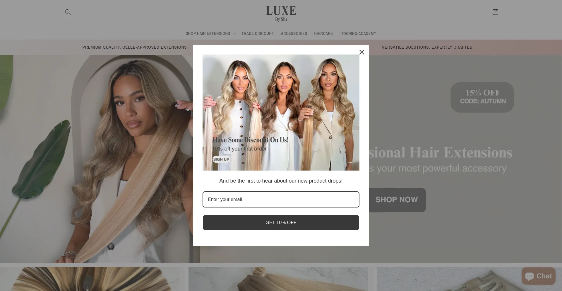 Luxebyshe.co.uk Screenshot