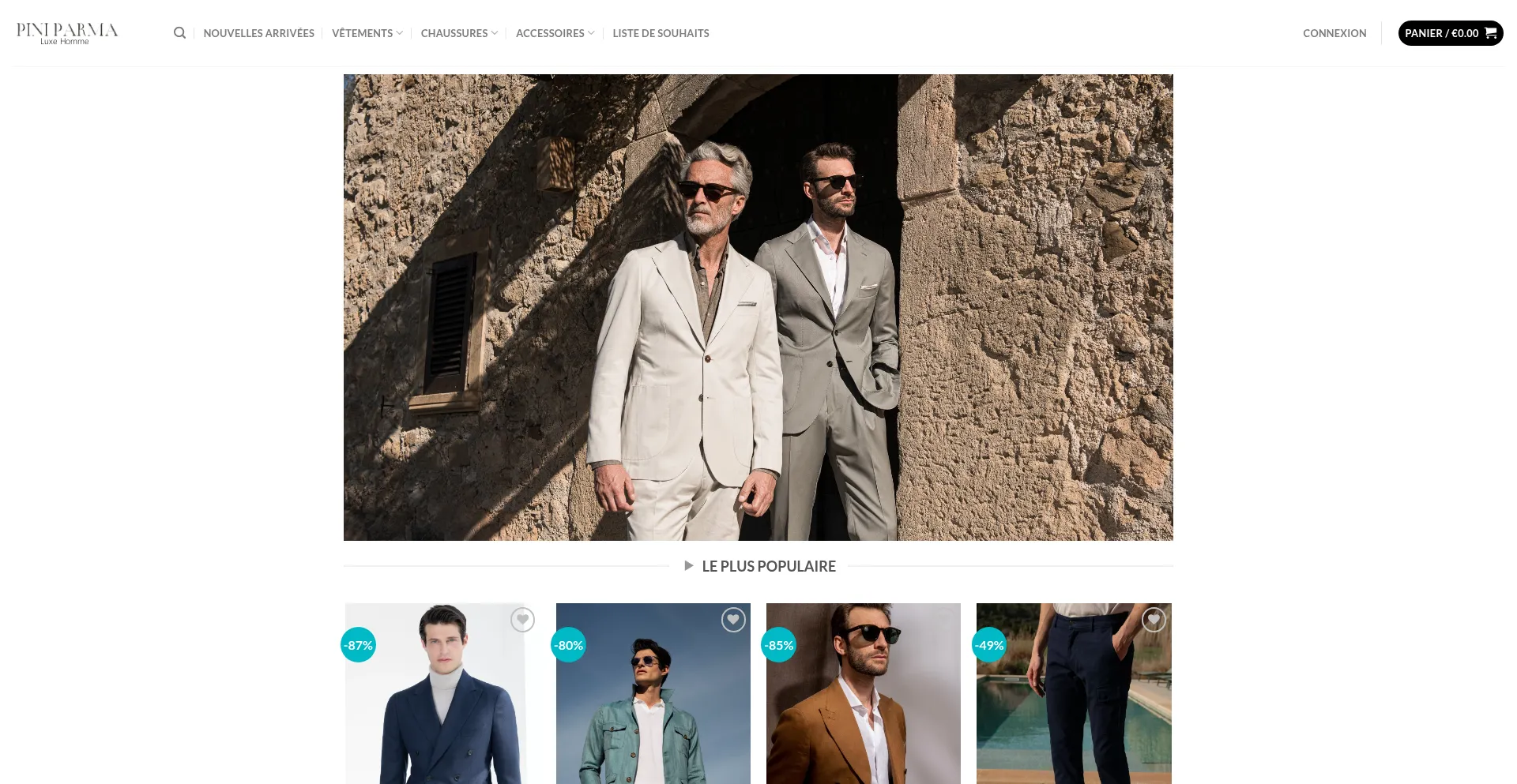 Luxehommes.com Screenshot