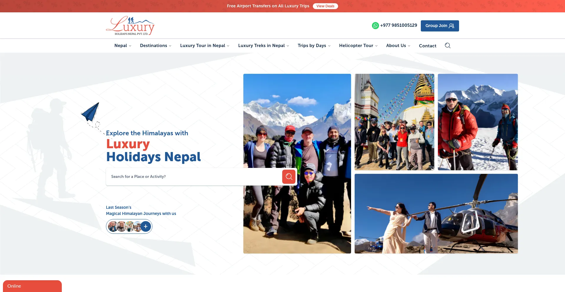 Luxuryholidaynepal.com