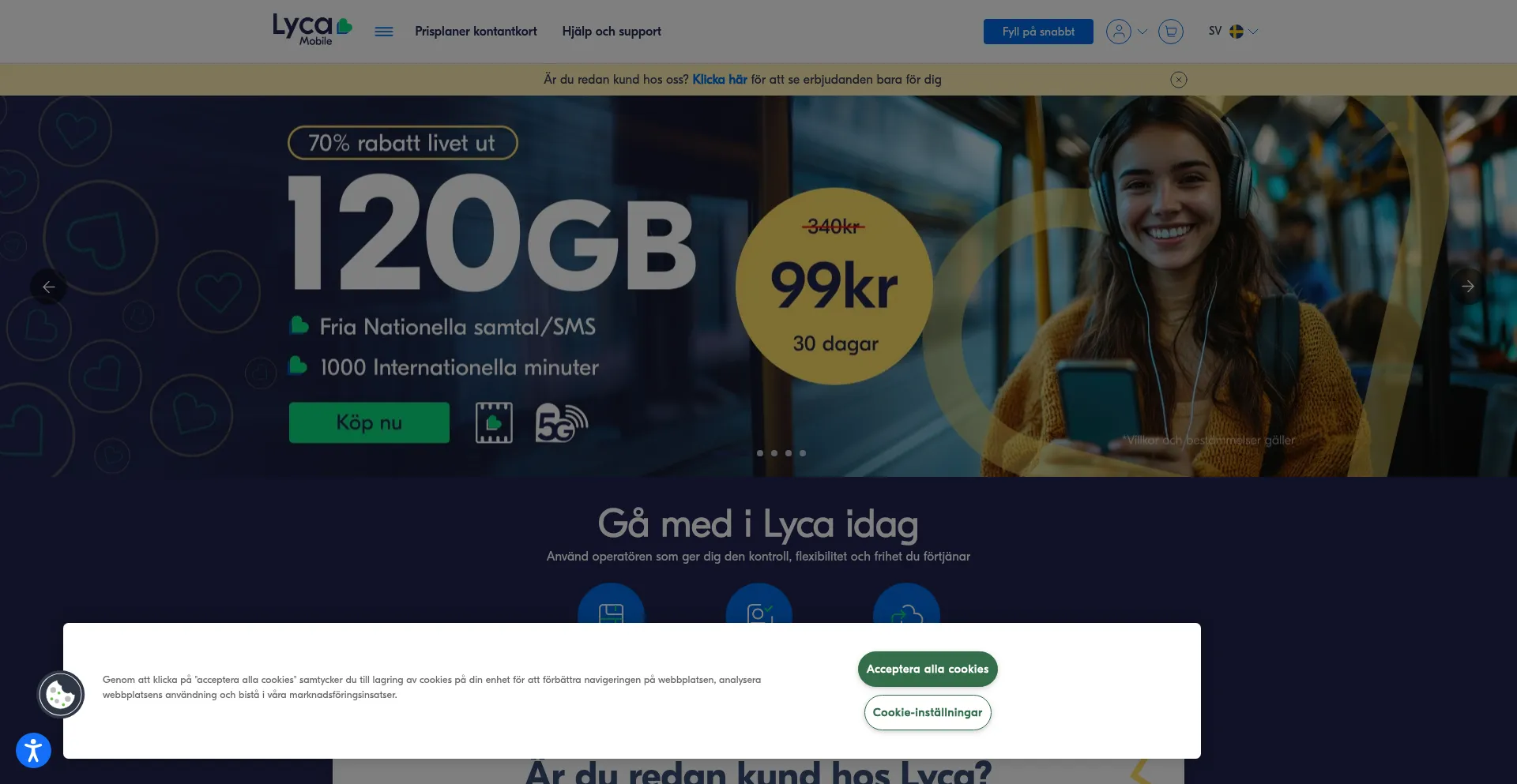 Lycamobile.se Screenshot