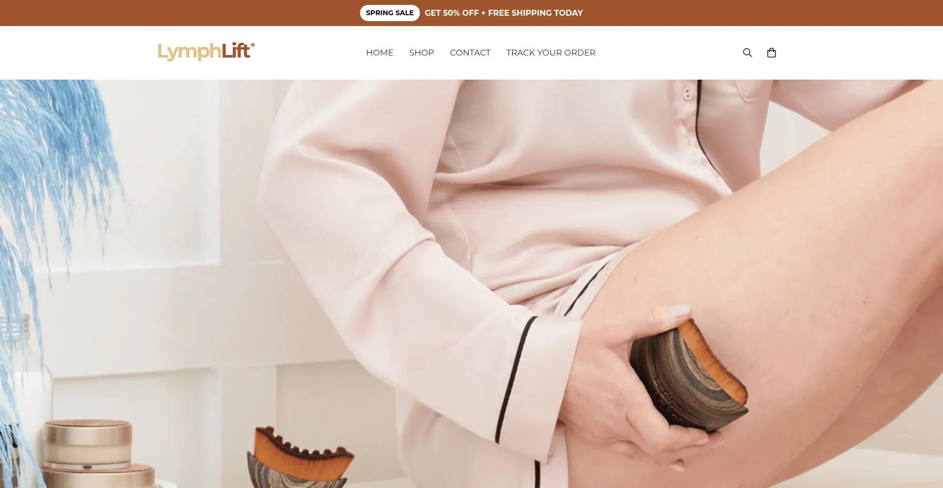Website screenshot of Lymphlift.co