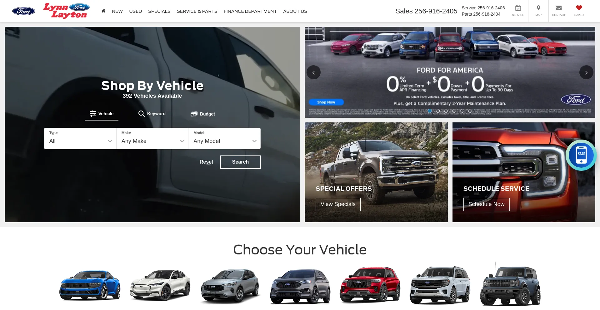 Website screenshot of Lynnlaytonford.com