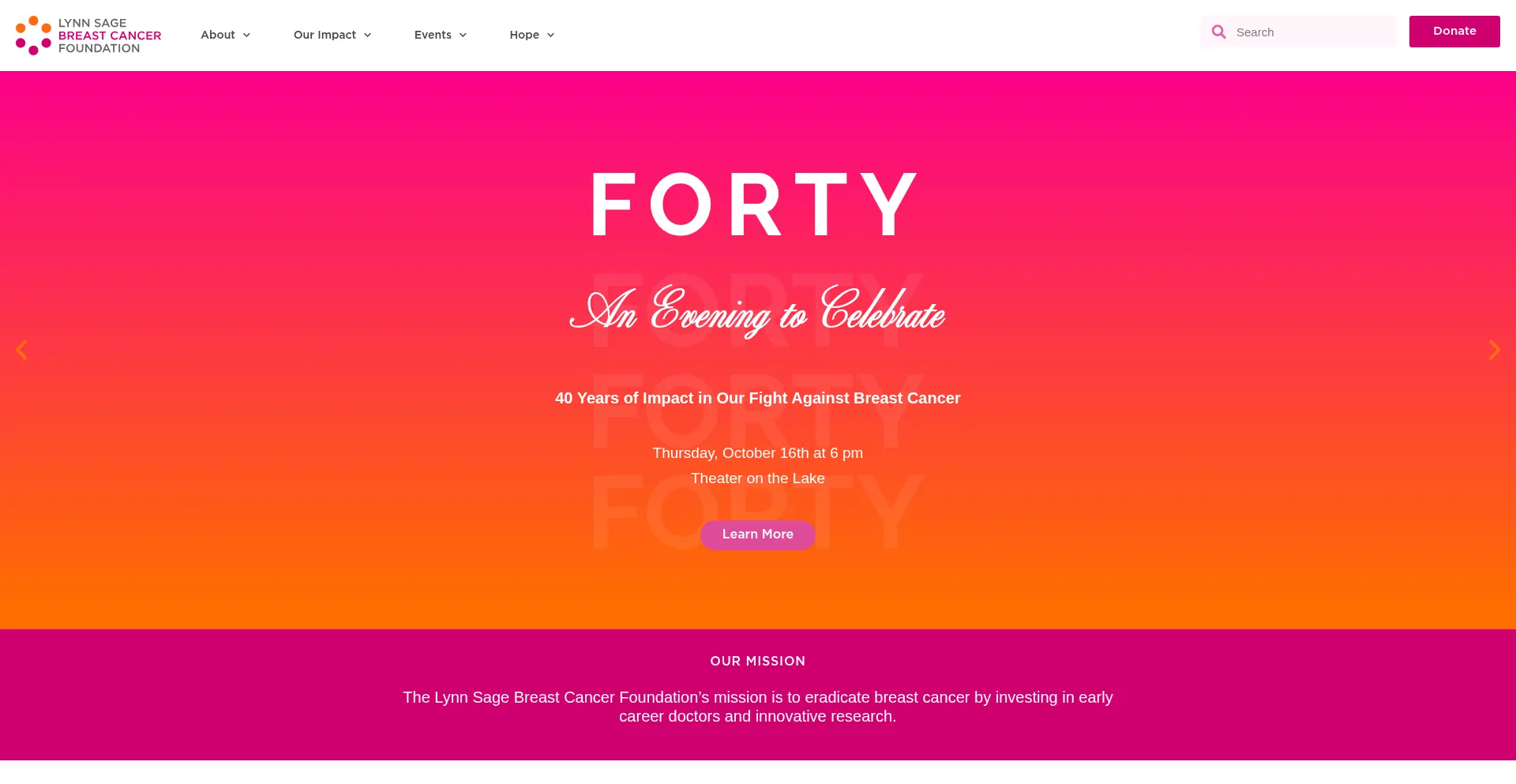 Website screenshot of Lynnsage.org