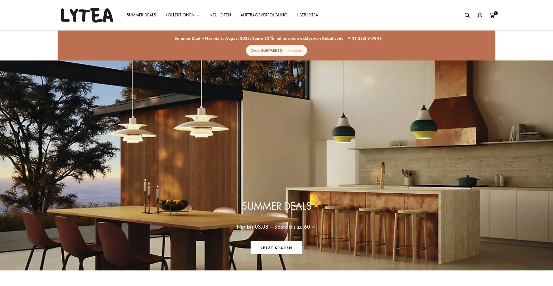 Website screenshot of Lytea.de