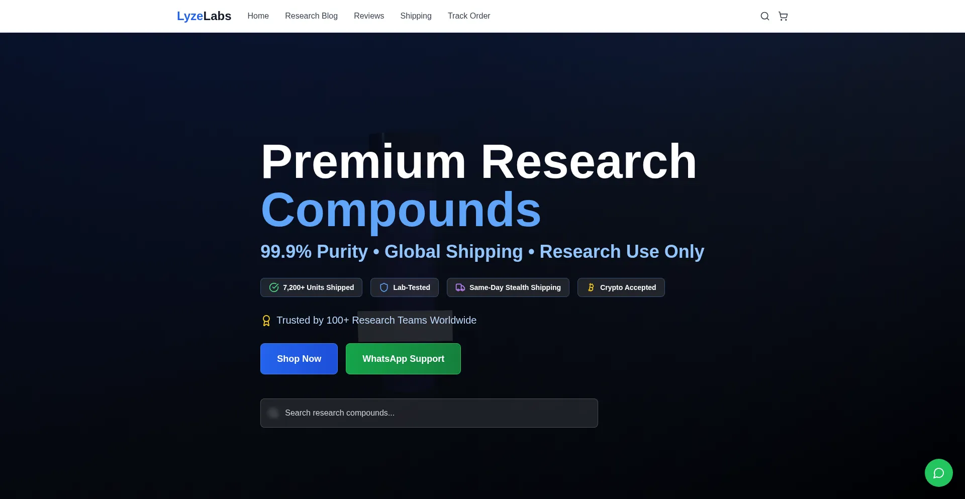 Lyzelabs.com Screenshot