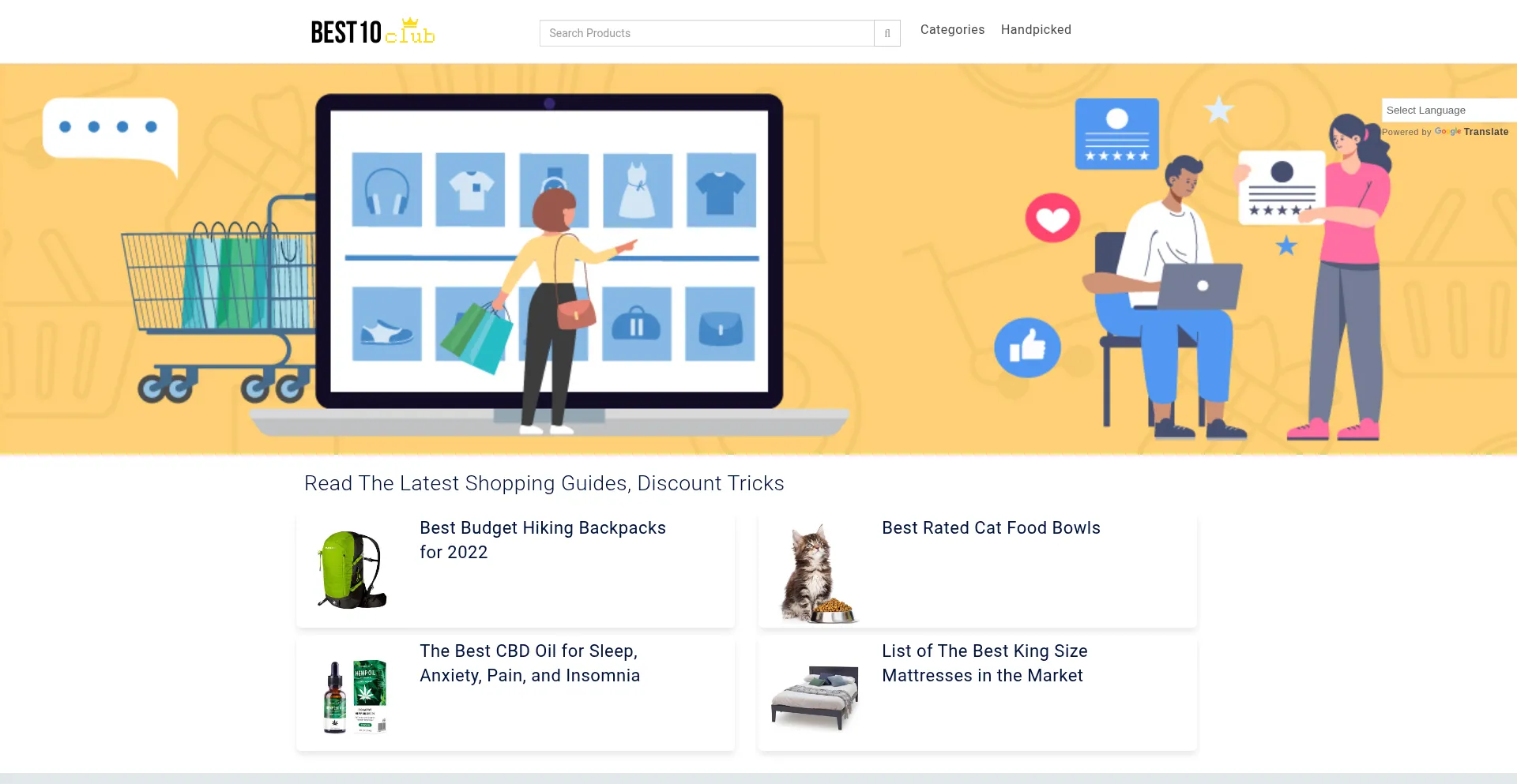Website screenshot of M.best10.cc