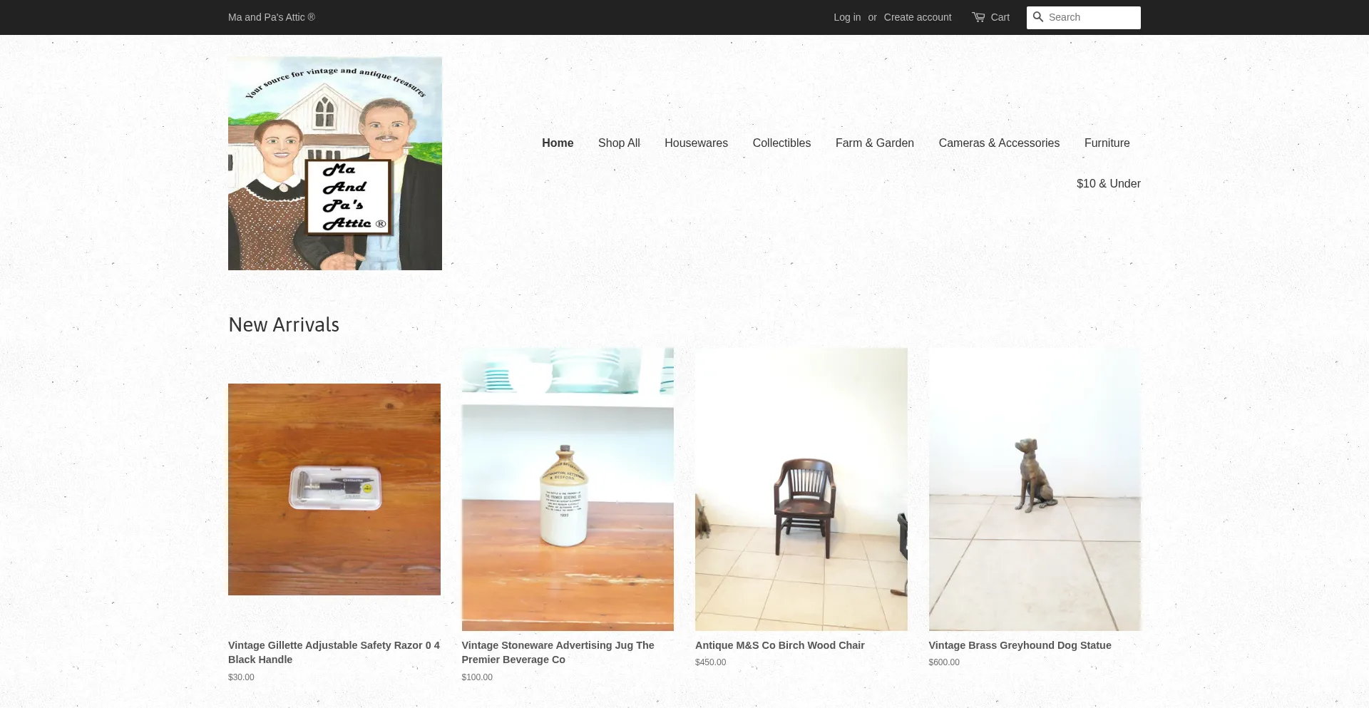 Website screenshot of Maandpasattic.com