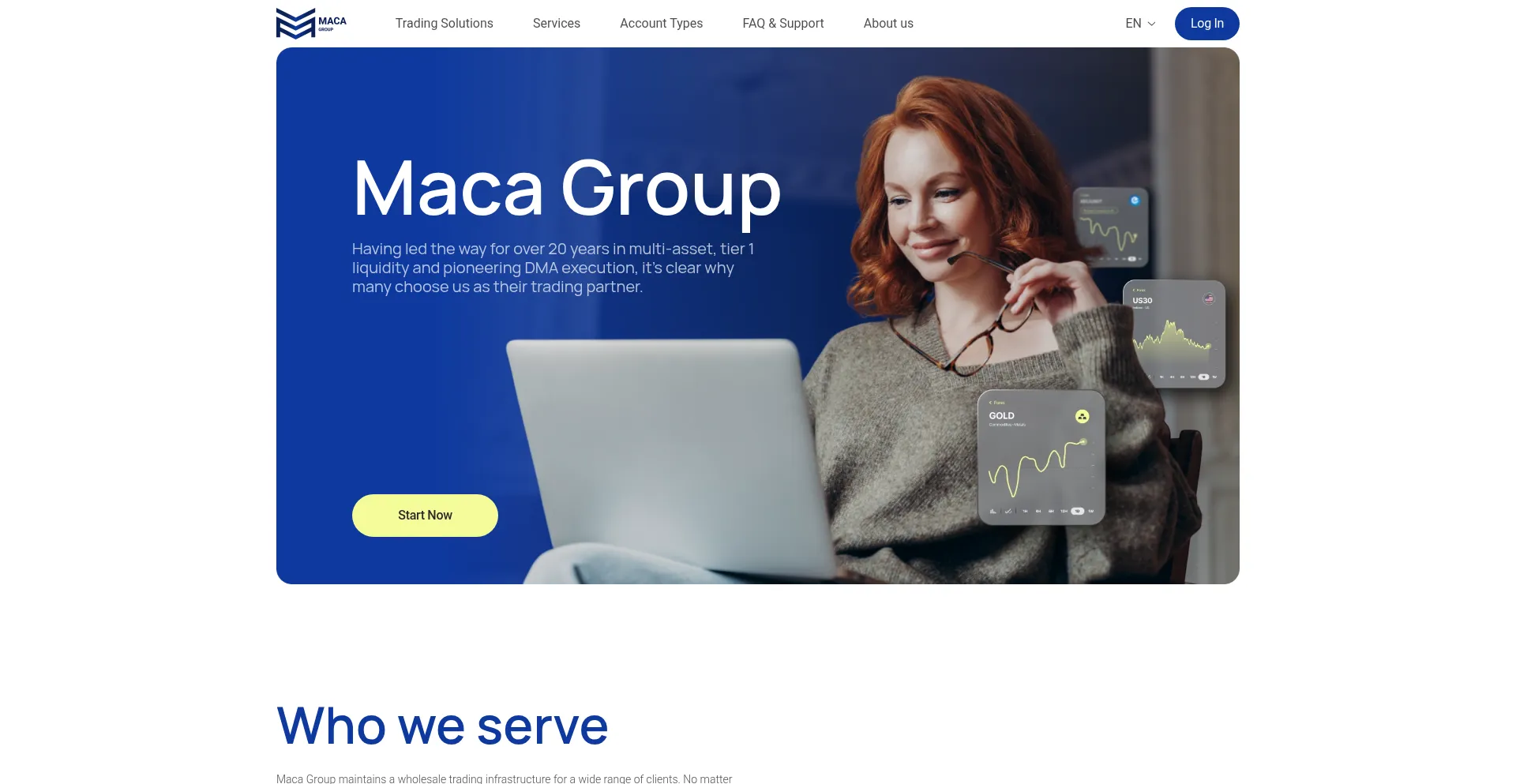Maca-group.org Screenshot