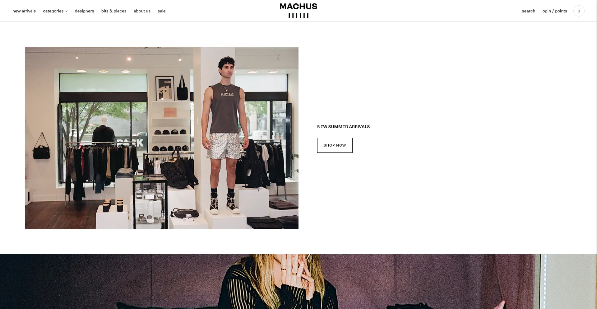 Website screenshot of Machusonline.com