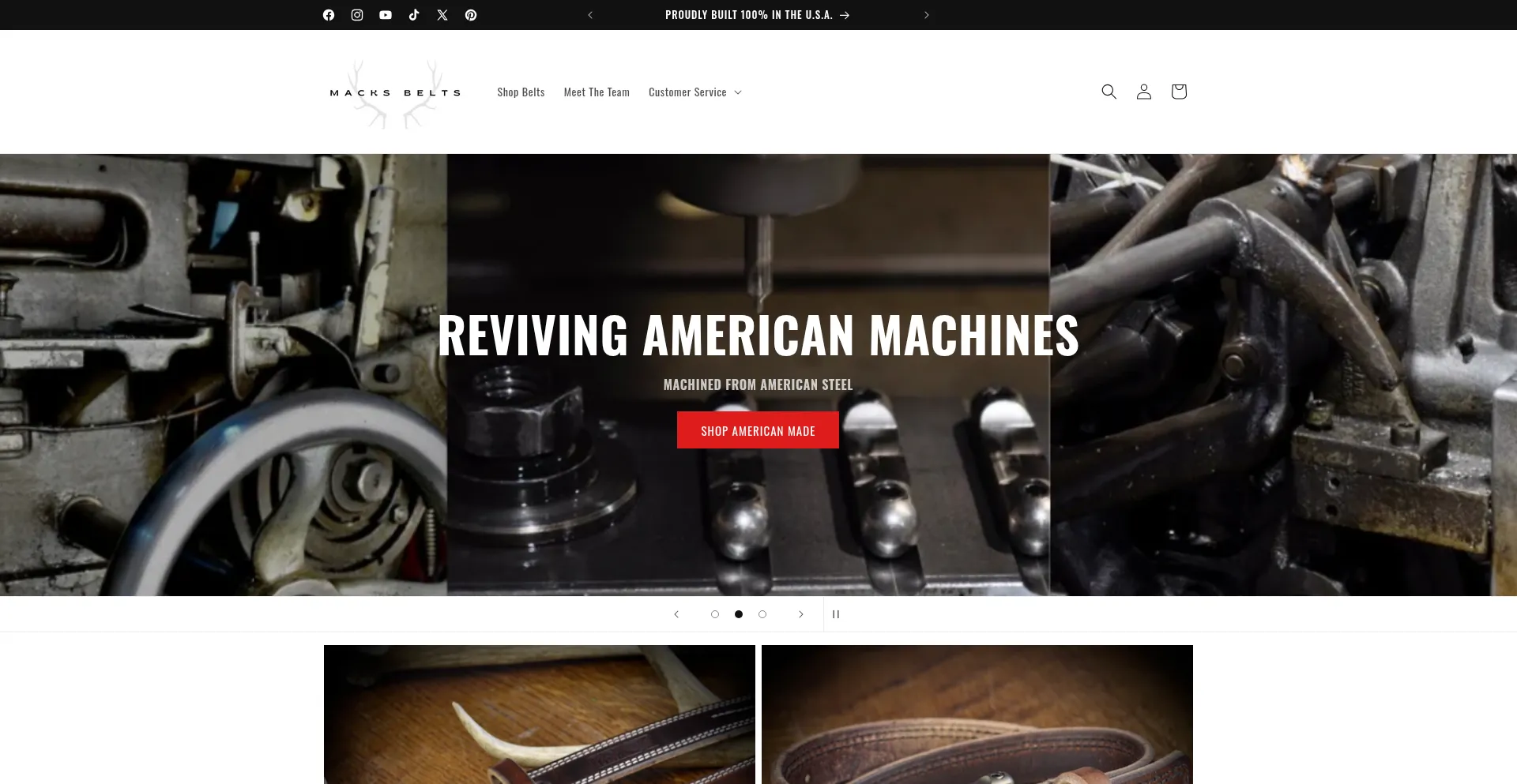 Macksbelts.com