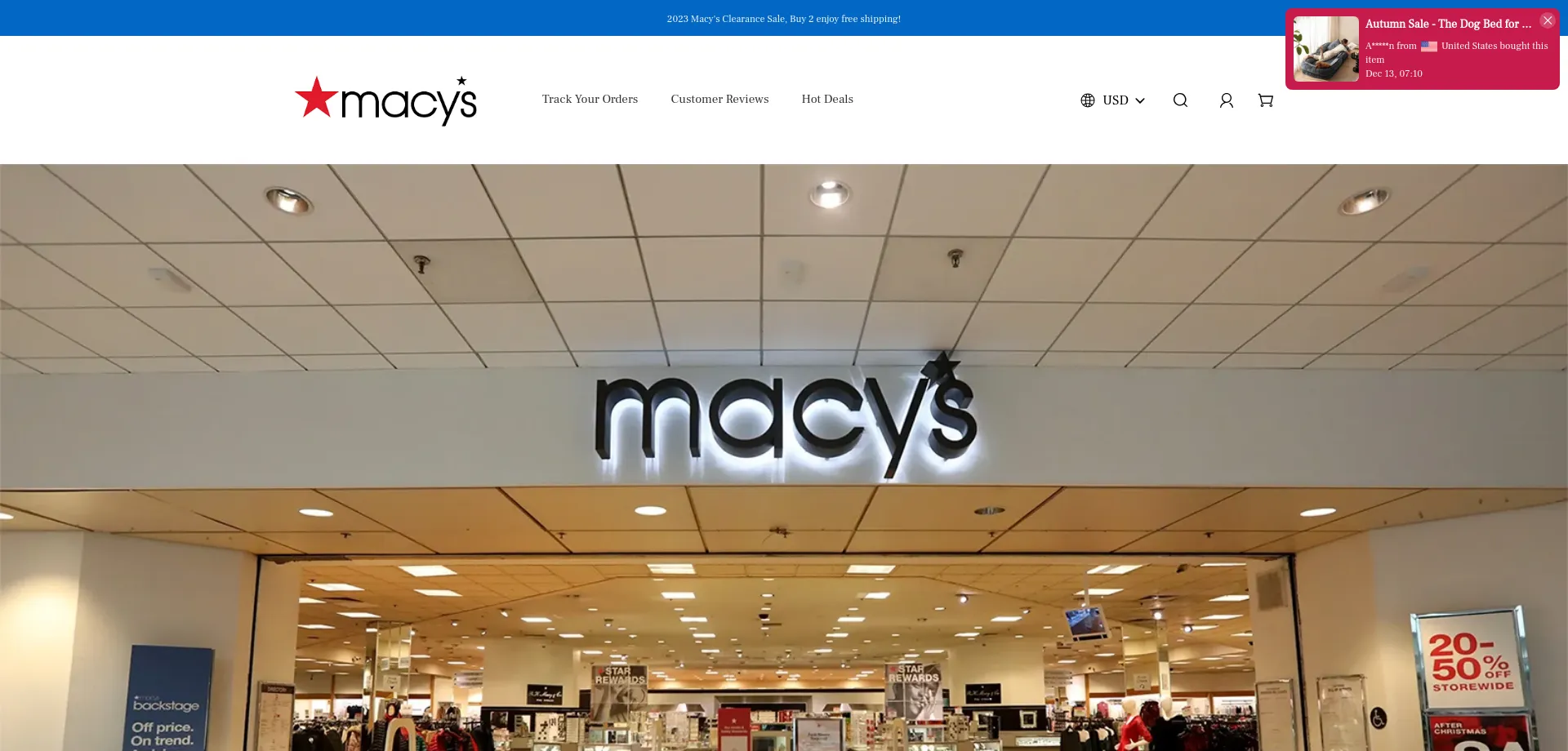 Macy-clearance.com Suspicious Shop