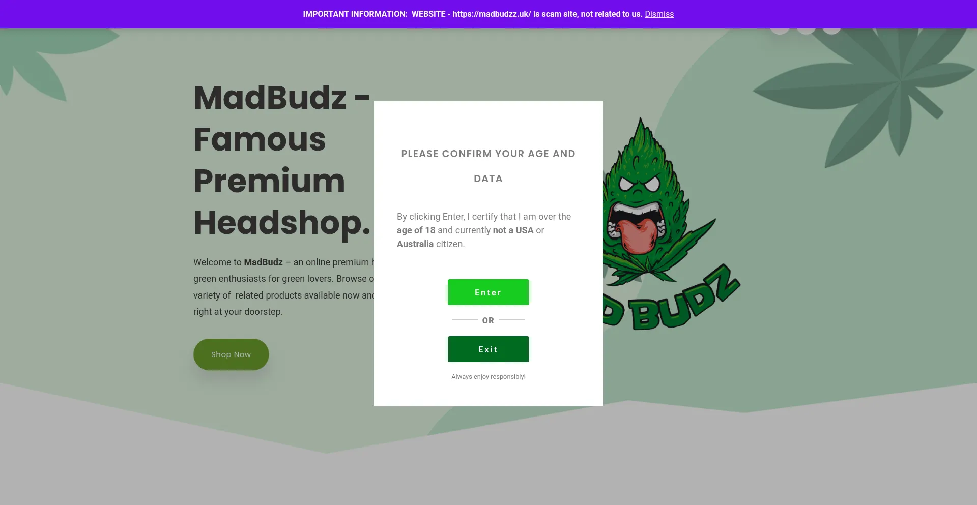 Is Madbudz.me Safe?