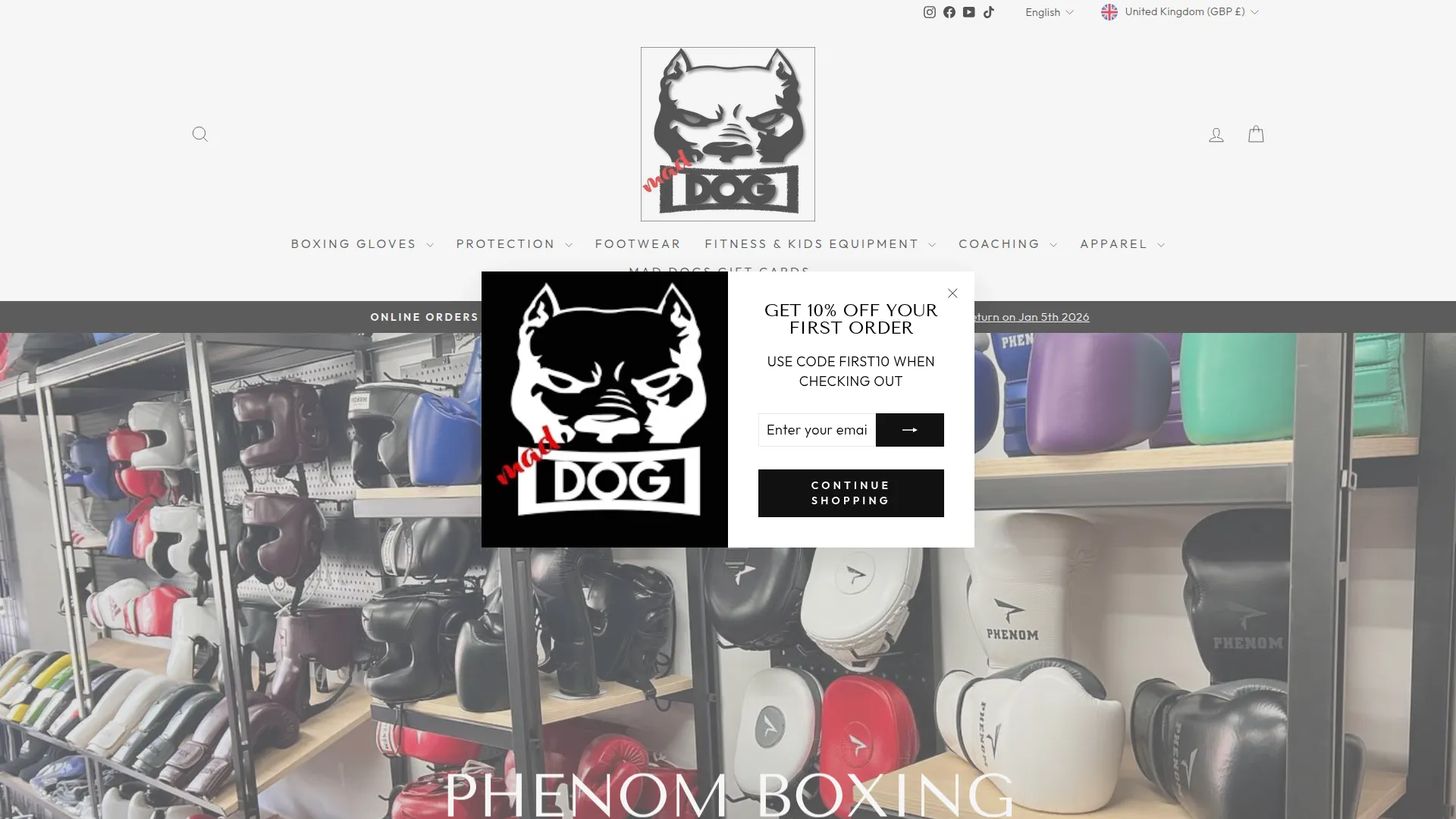 Maddogsboxing.com