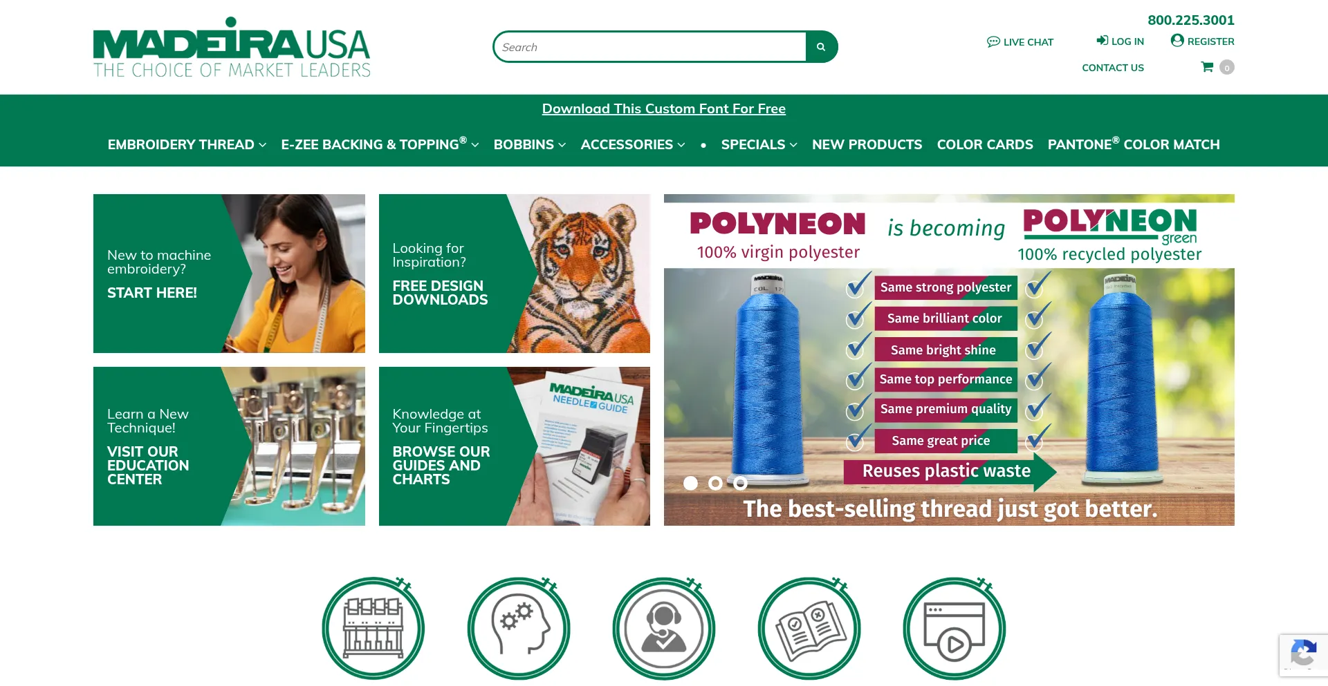 Website screenshot of Madeirausa.com
