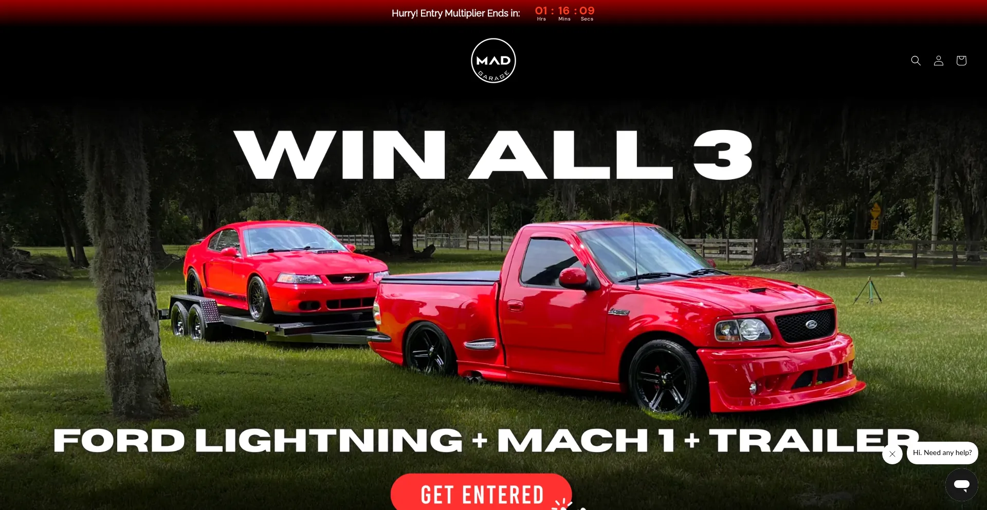 Madgarage.com Screenshot