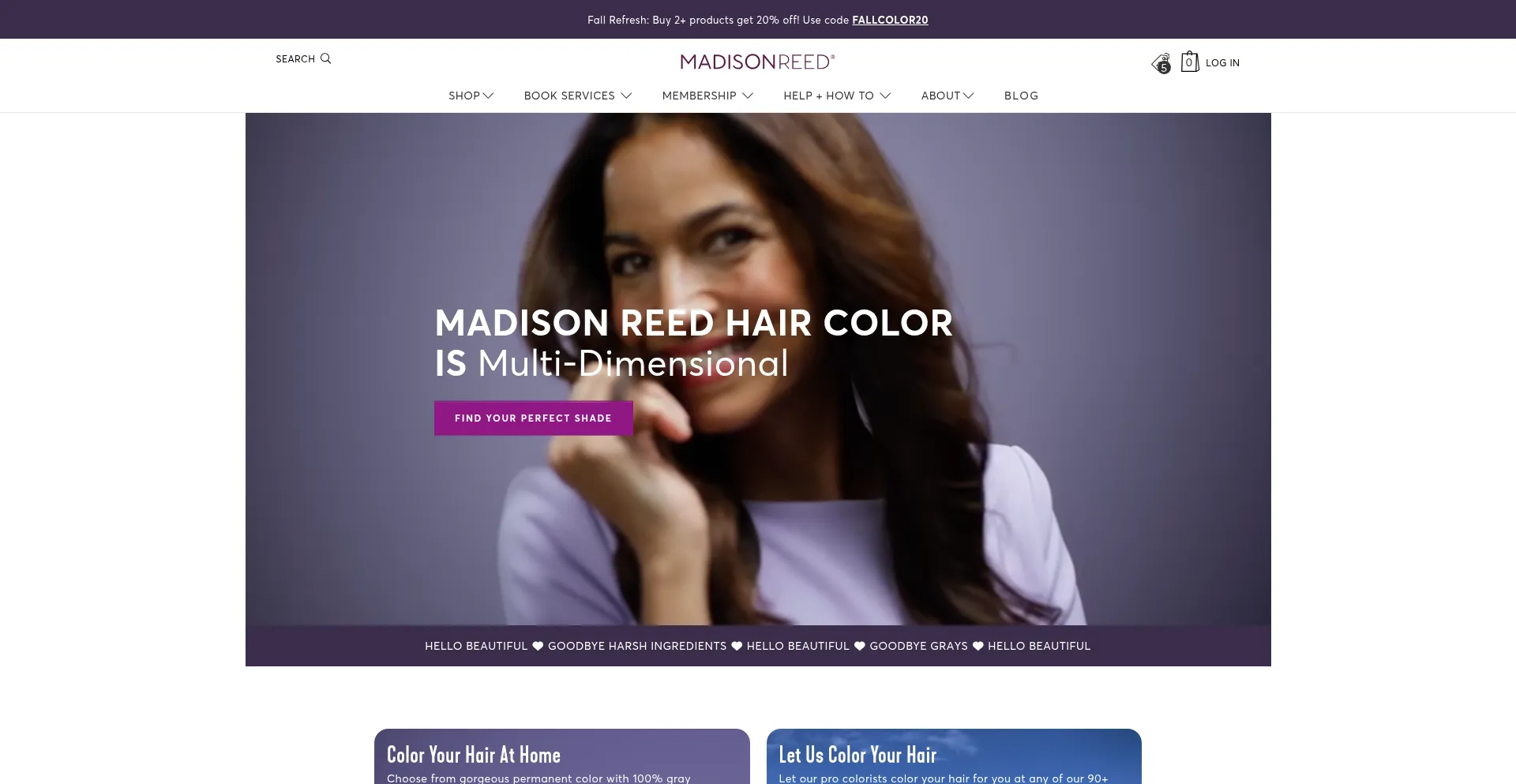 Madison-reed.com Screenshot