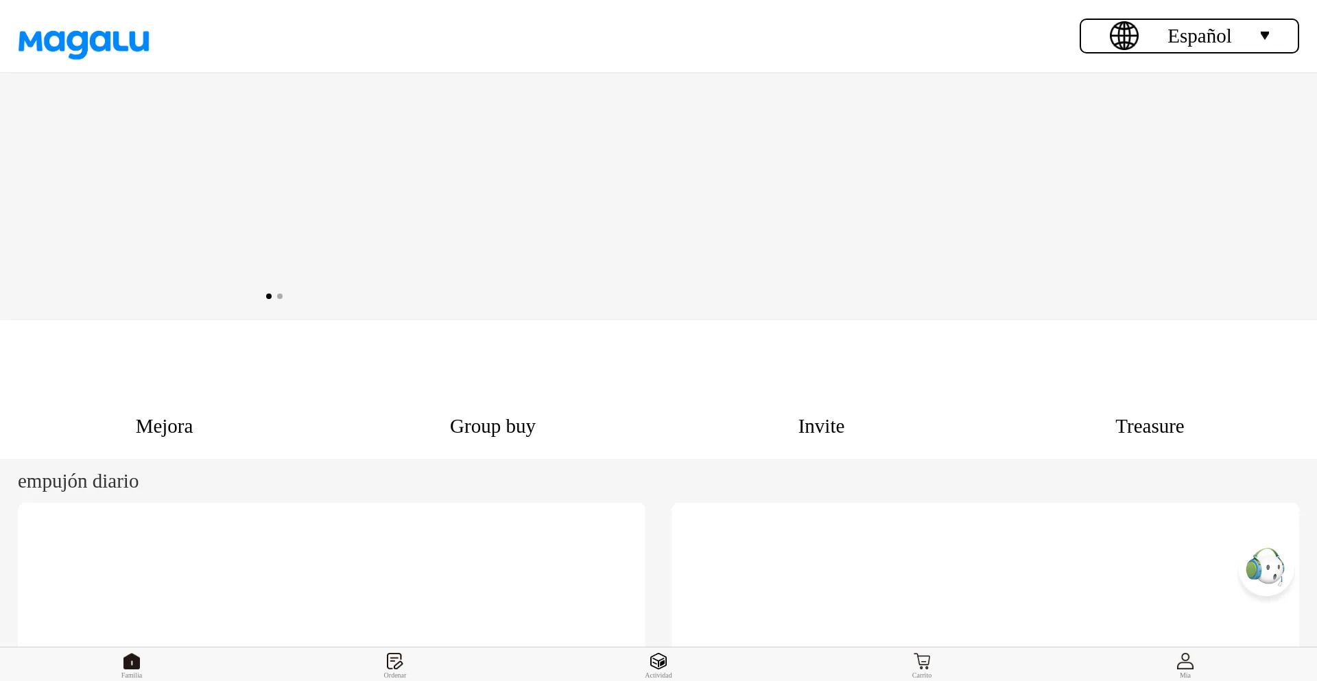 Website screenshot of Magaluo.iconld.com