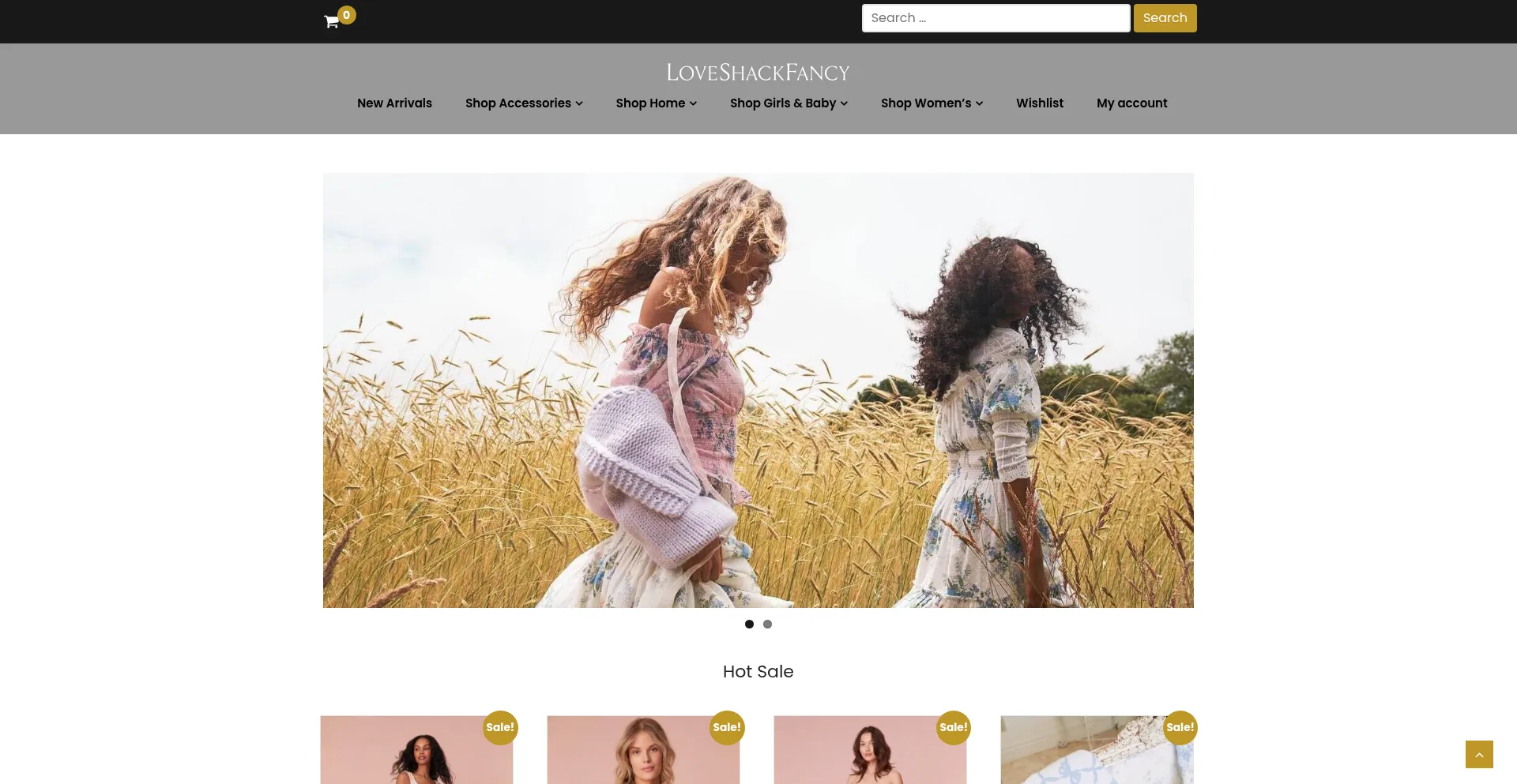 Website screenshot of Maggierice.shop