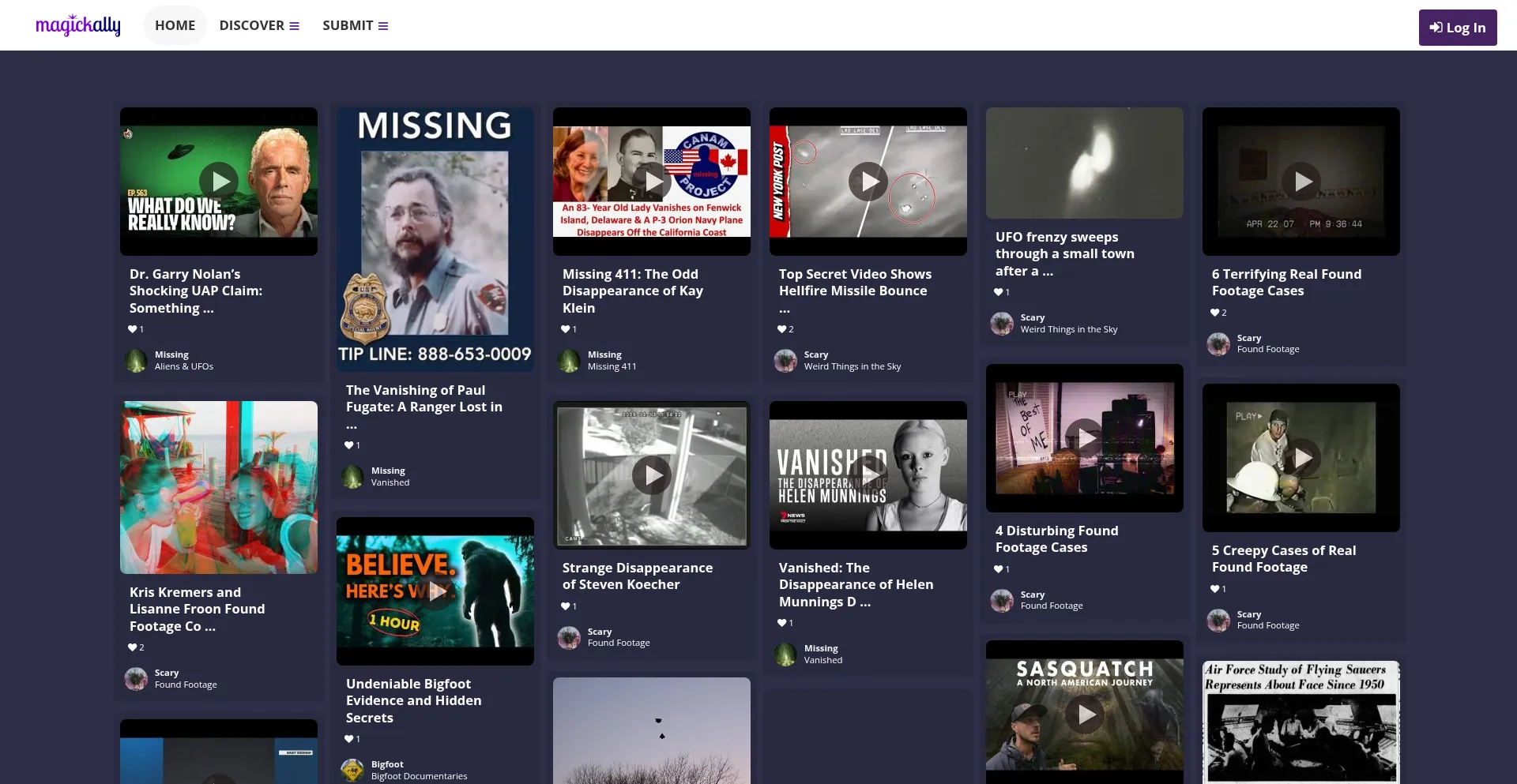 Magickally.com Screenshot