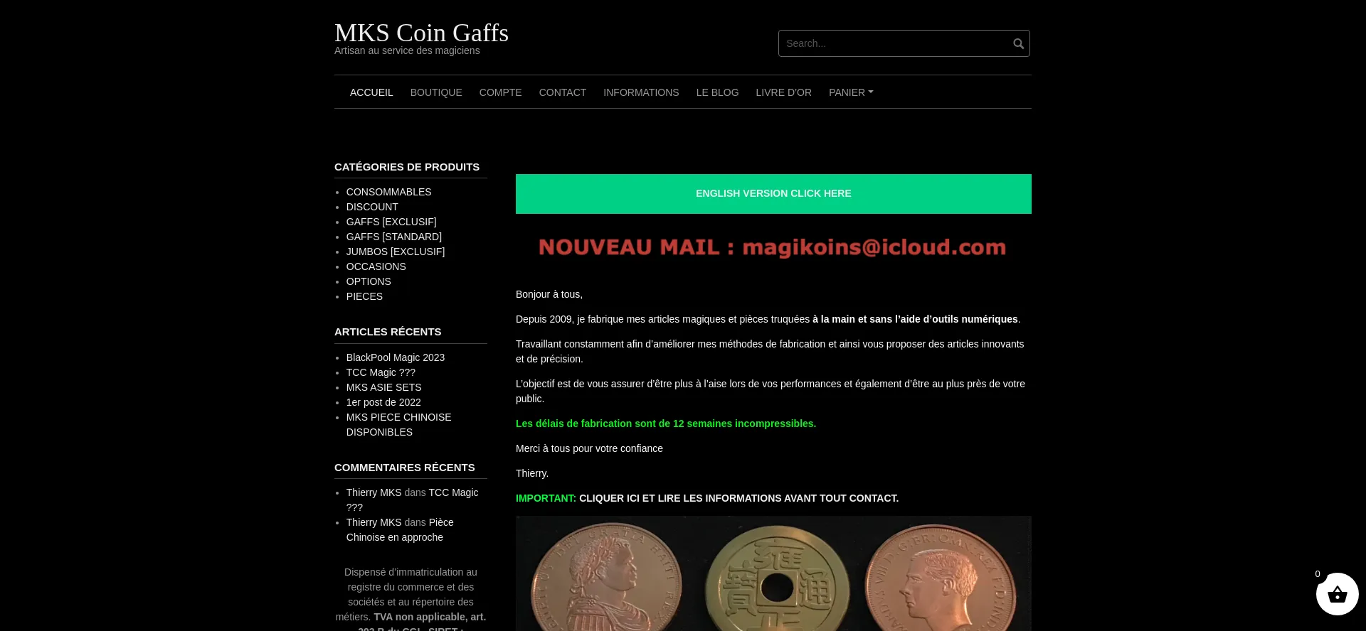 Magikoins.com Screenshot