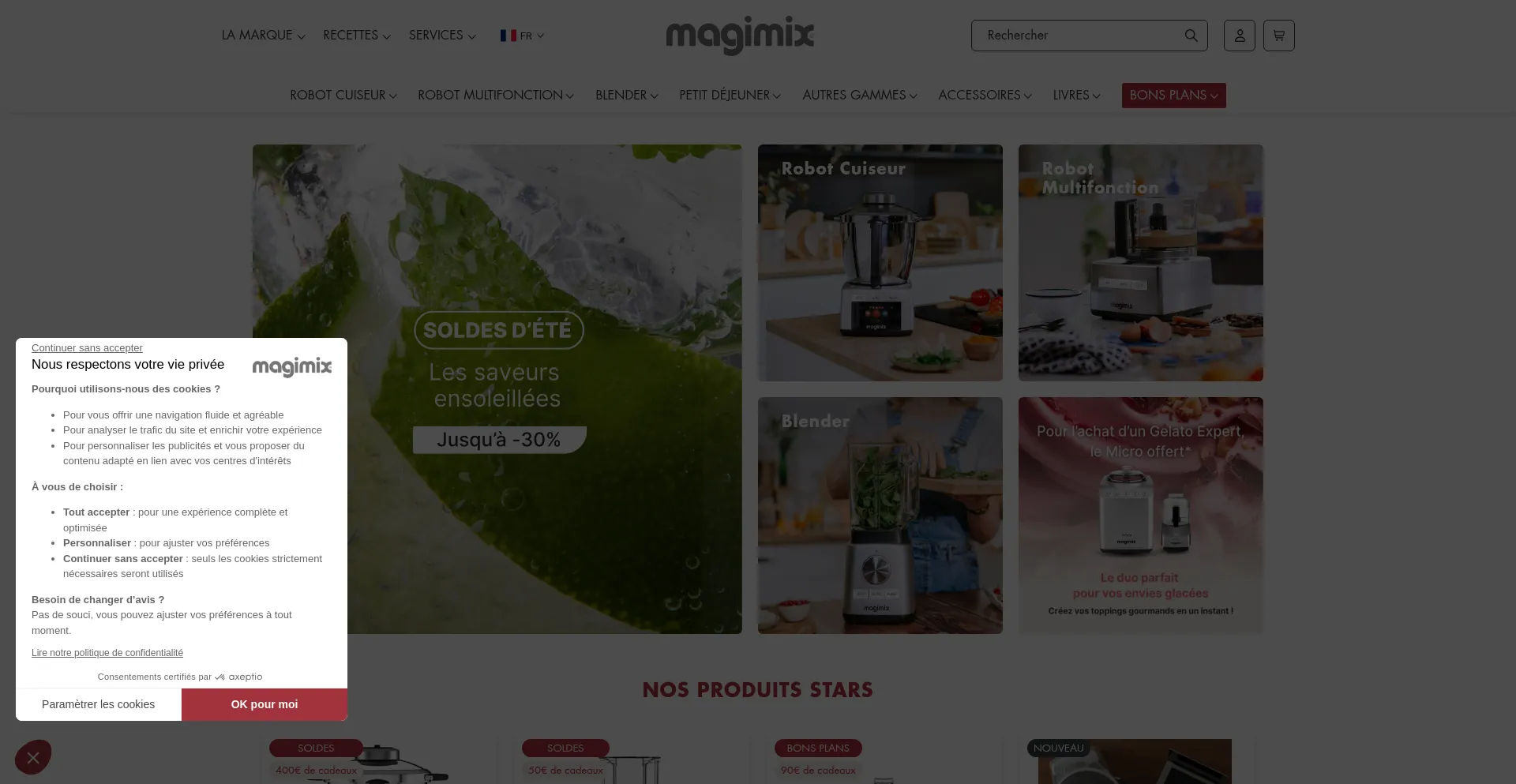 Magimix.fr Screenshot