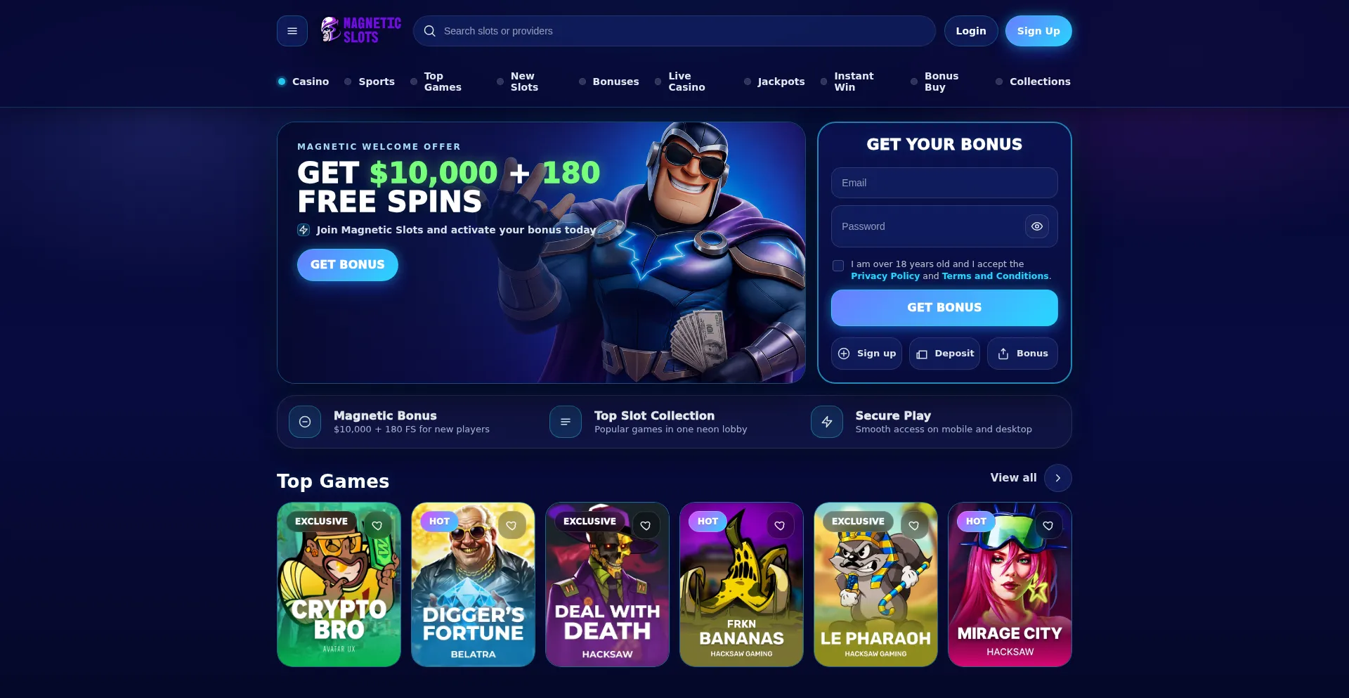 Magneticslotscasino.site