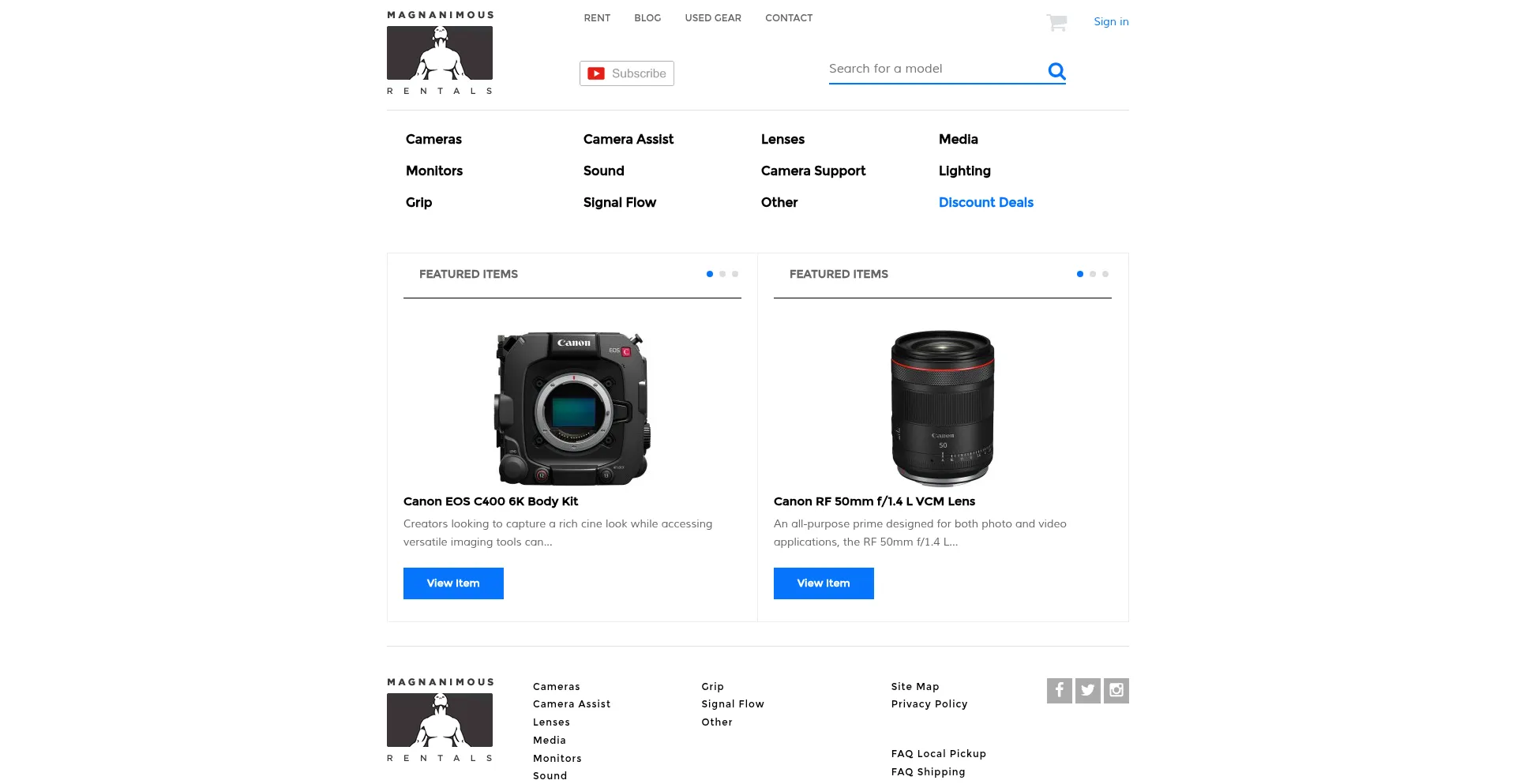 Magrents.com Screenshot