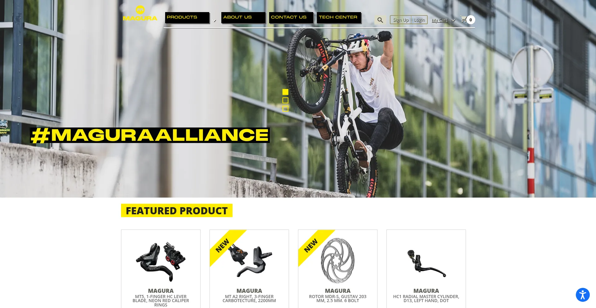 Website screenshot of Magurausa-shop.com